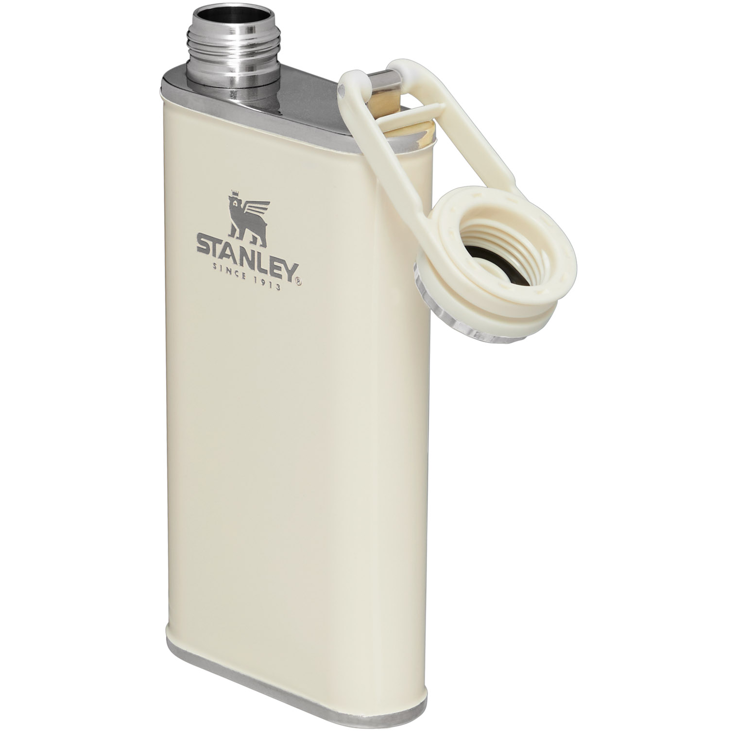 Stanley Classic Hip Flask | 8oz Vacuum Insulated Cream Gloss | QN1704286