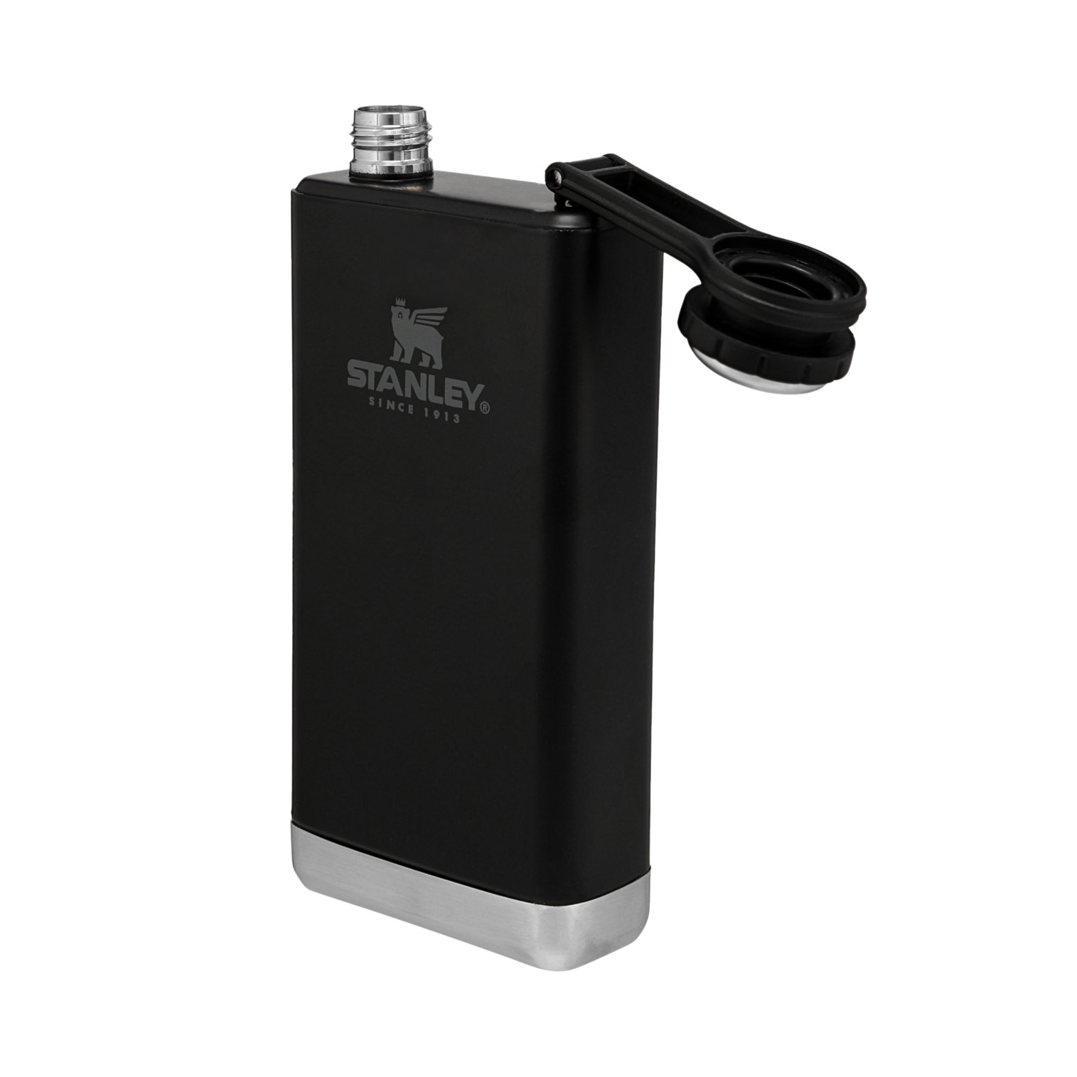 Stanley Classic Hip Flask | 8oz Vacuum Insulated Matte Black | NQ7162904