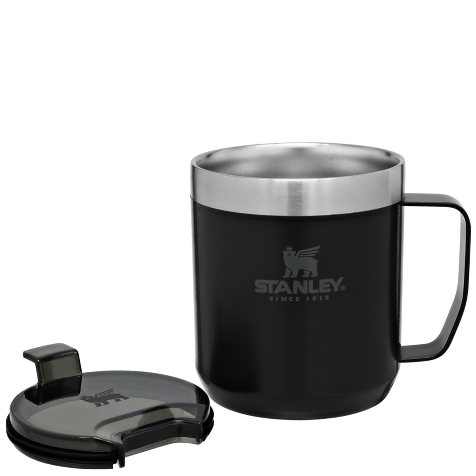 Stanley Classic Legendary Camp Mug | 12 OZ | Travel Tumbler Matte Black | NM8290137