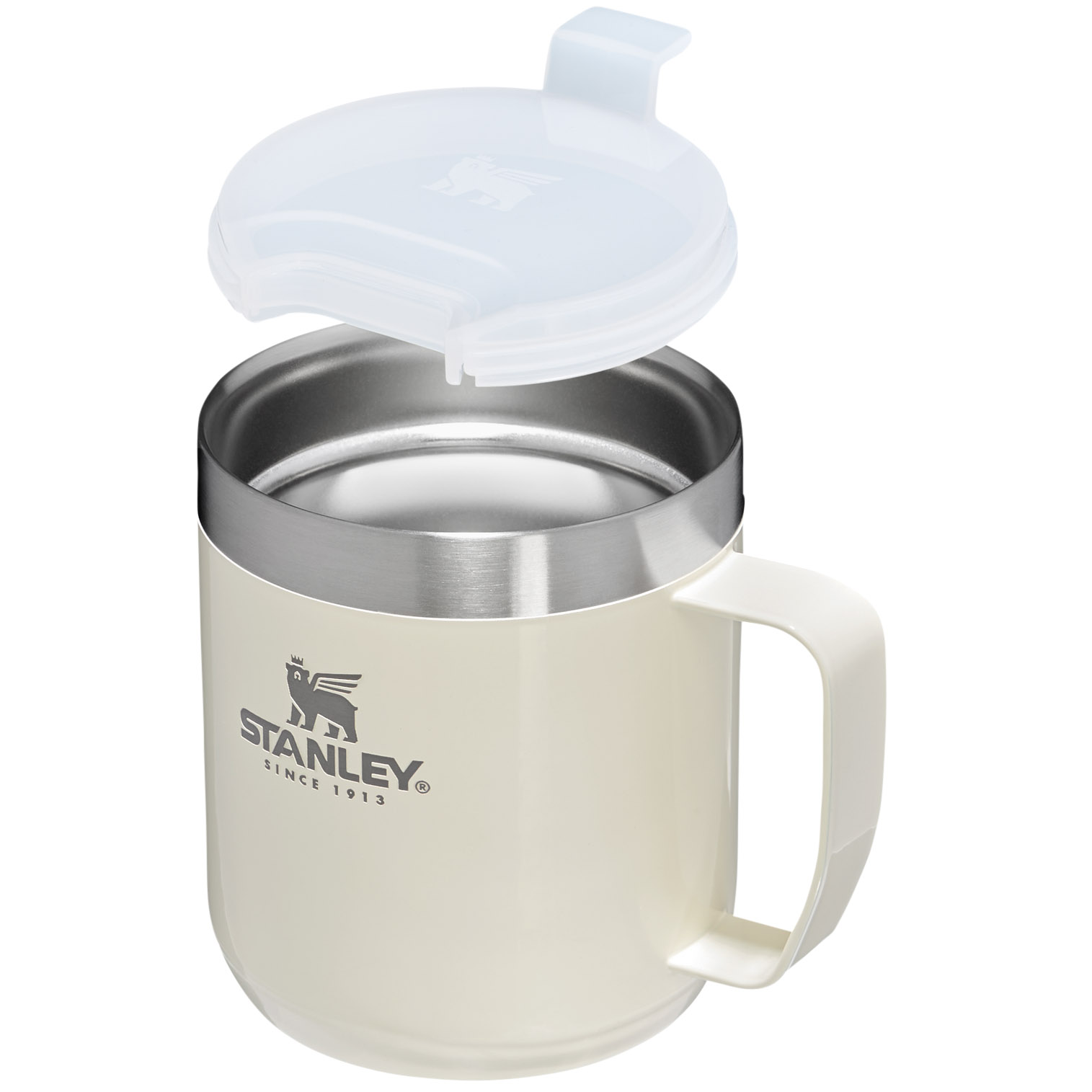 Stanley Classic Legendary Camp Mug | 12 OZ | Travel Tumbler Cream Gloss | IY2378619