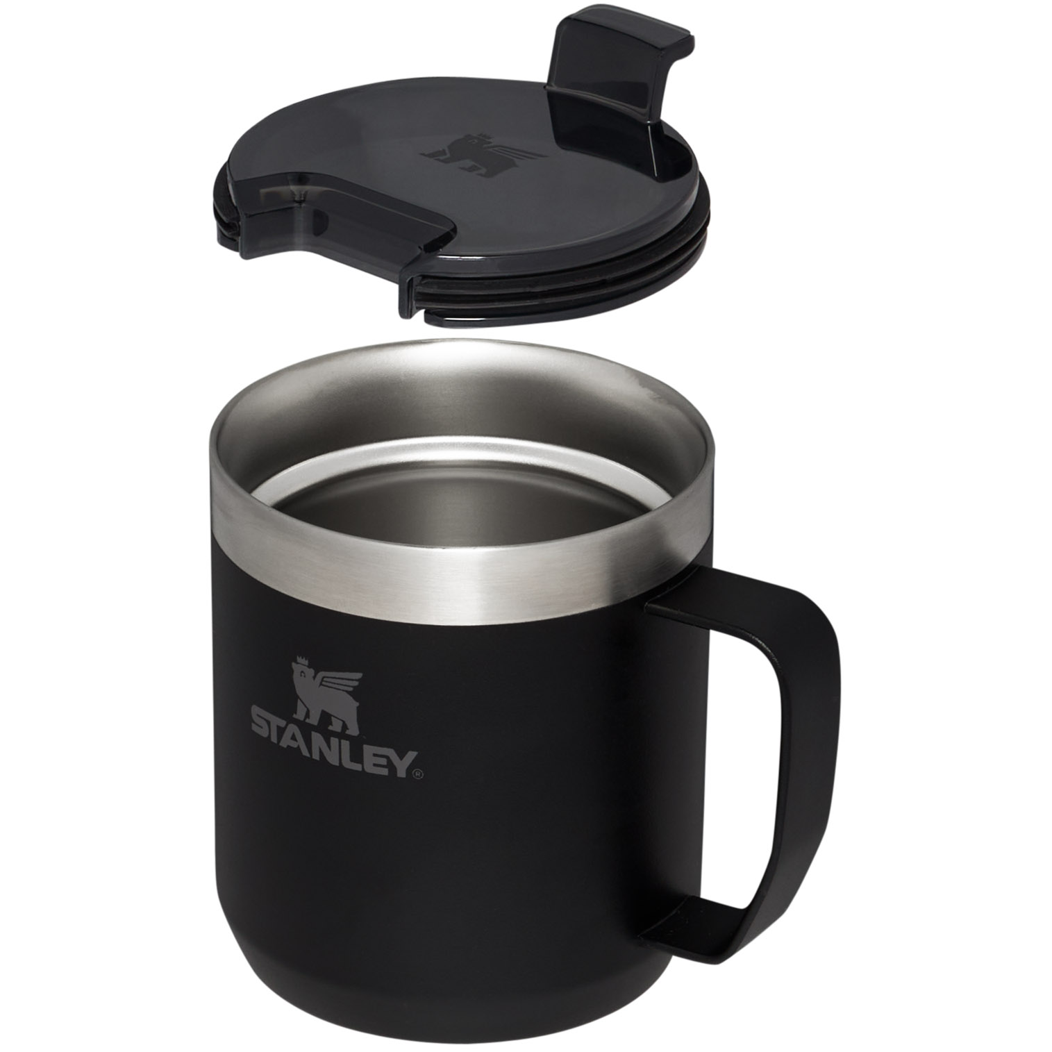 Stanley Classic Legendary Camp Mug | 12 OZ | Travel Tumbler Matte Black | PQ9371608