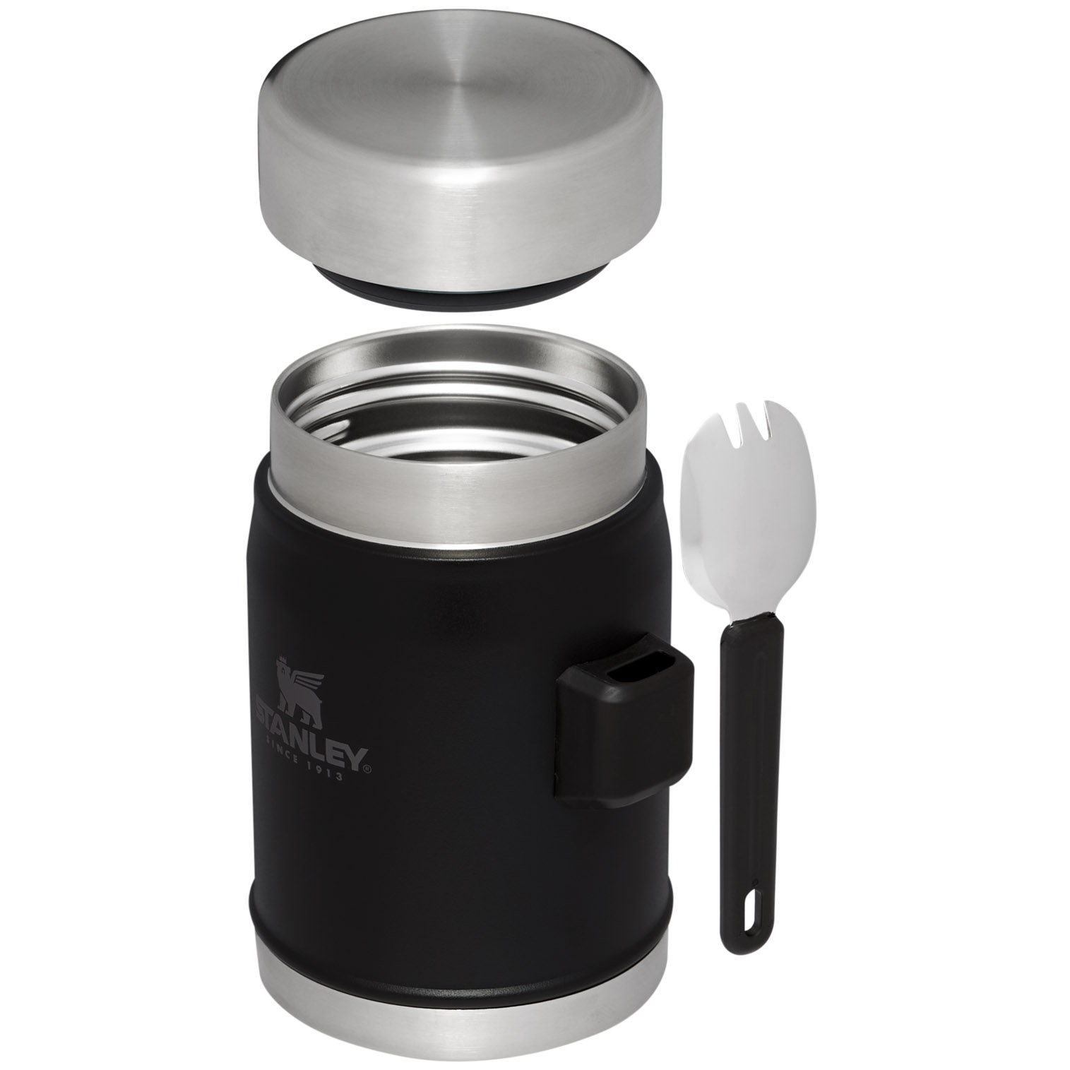 Stanley Classic Legendary Insulated Food Jar + Spork | 14 OZ Matte Black | VO9541723