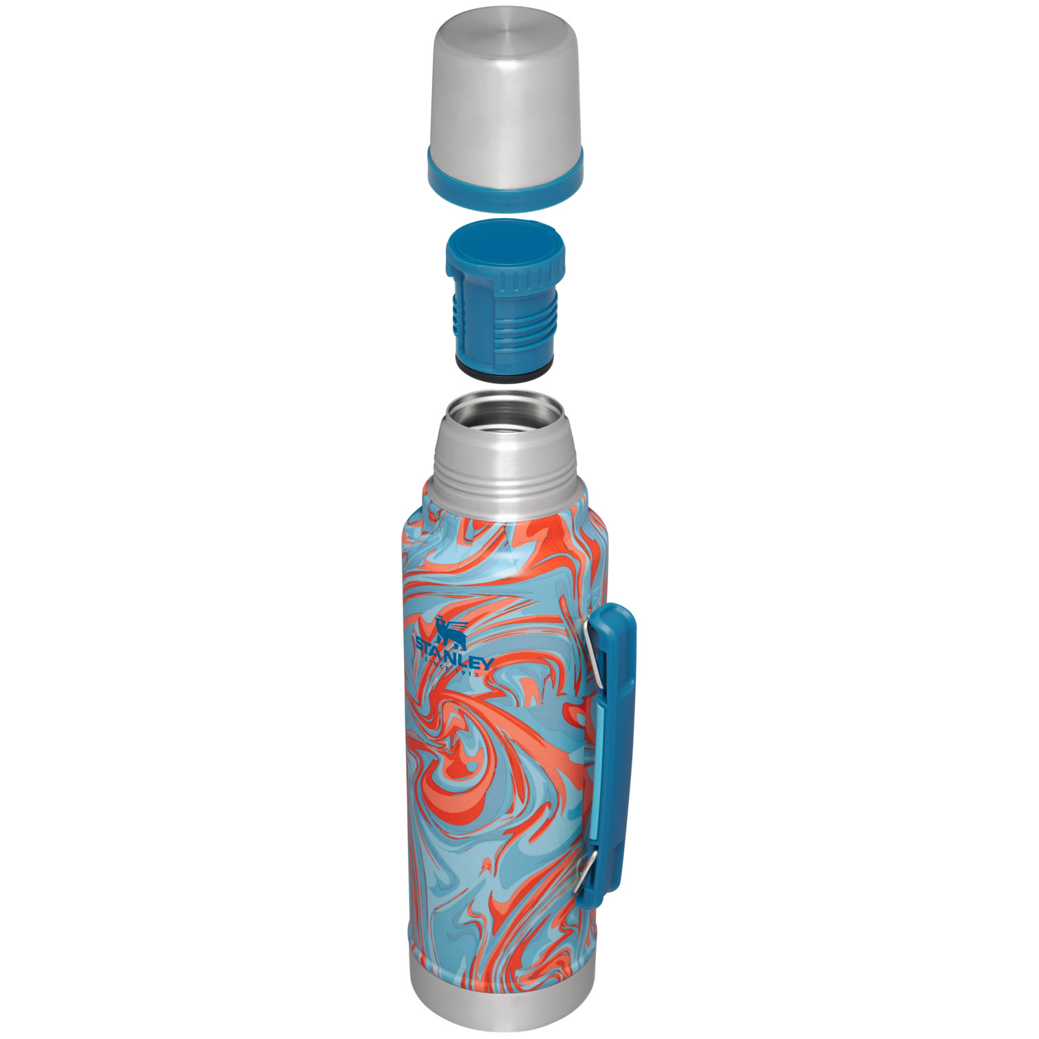 Stanley Classic Legendary Vacuum Insulated Bottle | 1.5 QT Pool Swirl | HS8417359