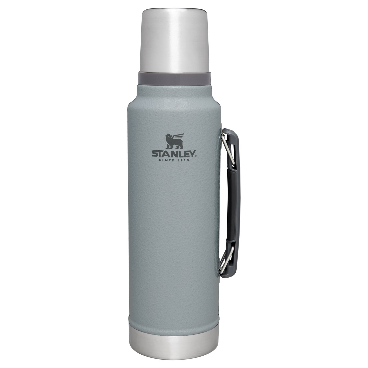 Stanley Classic Legendary Vacuum Insulated Bottle | 1.5 QT Hammertone Silver | DQ4862139