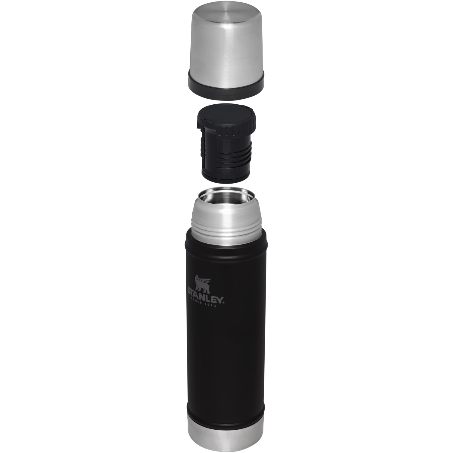 Stanley Classic Legendary Vacuum Insulated Water Bottle | 20 oz Matte Black | MY8937064