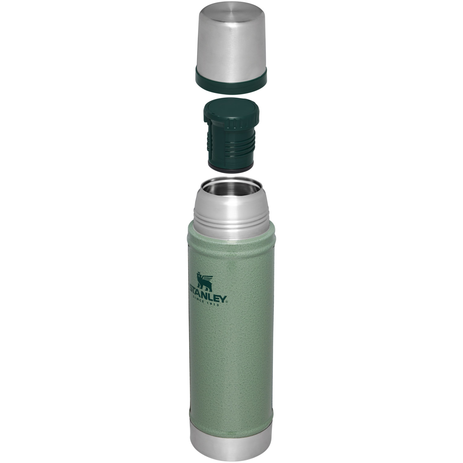 Stanley Classic Legendary Vacuum Insulated Water Bottle | 20 oz Hammertone Green | RN5870694