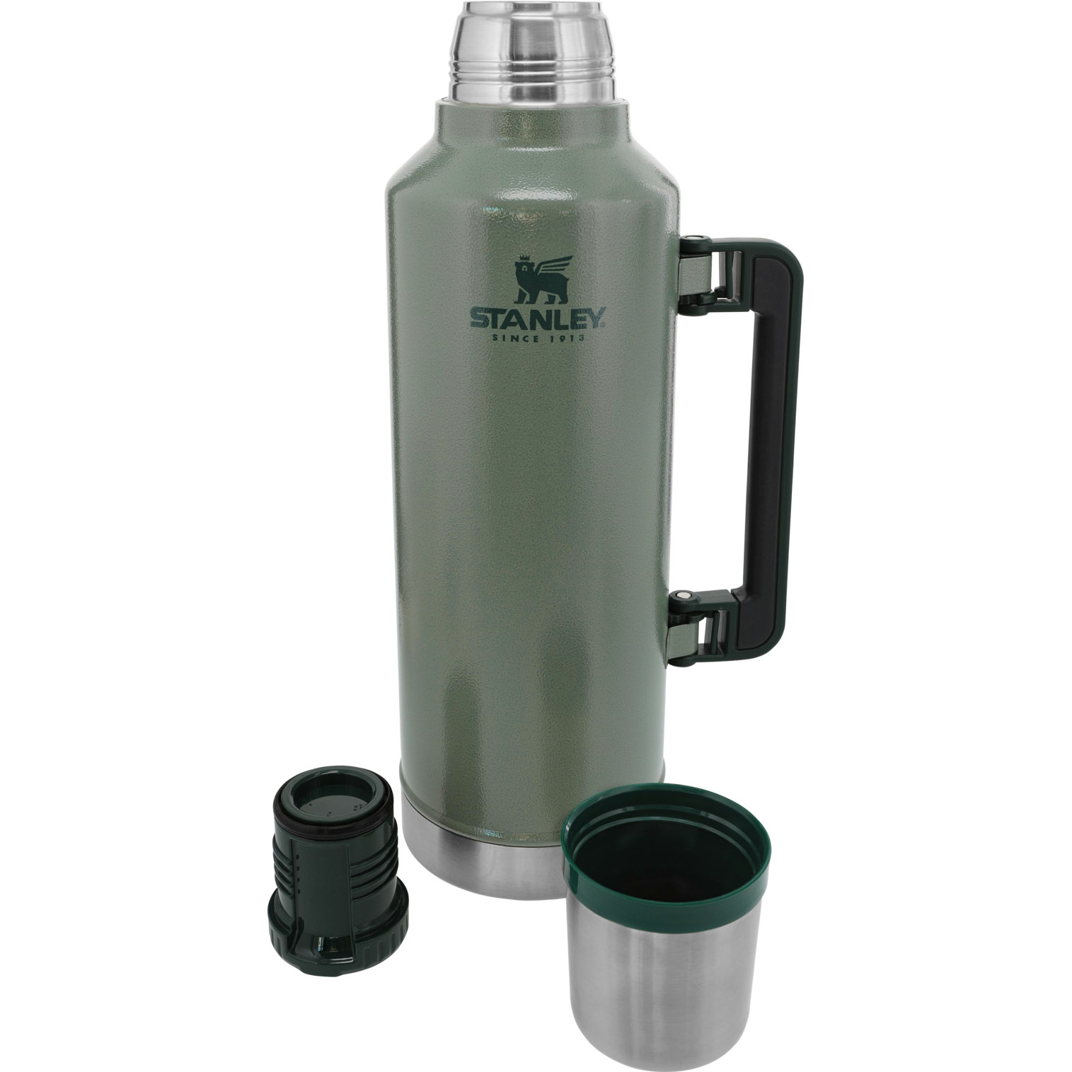 Stanley Classic Legendary Vacuum Insulated Bottle | 2.5 QT Hammertone Green | KA7109823