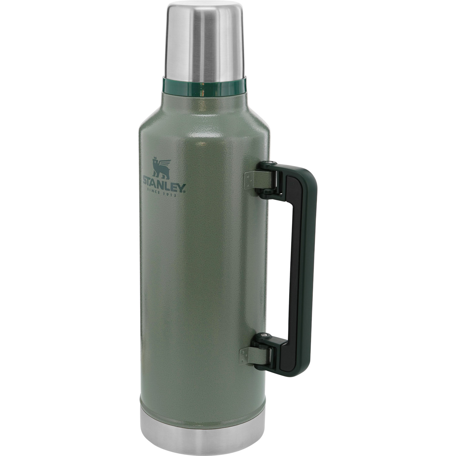 Stanley Classic Legendary Vacuum Insulated Bottle | 2.5 QT Hammertone Green | KA7109823