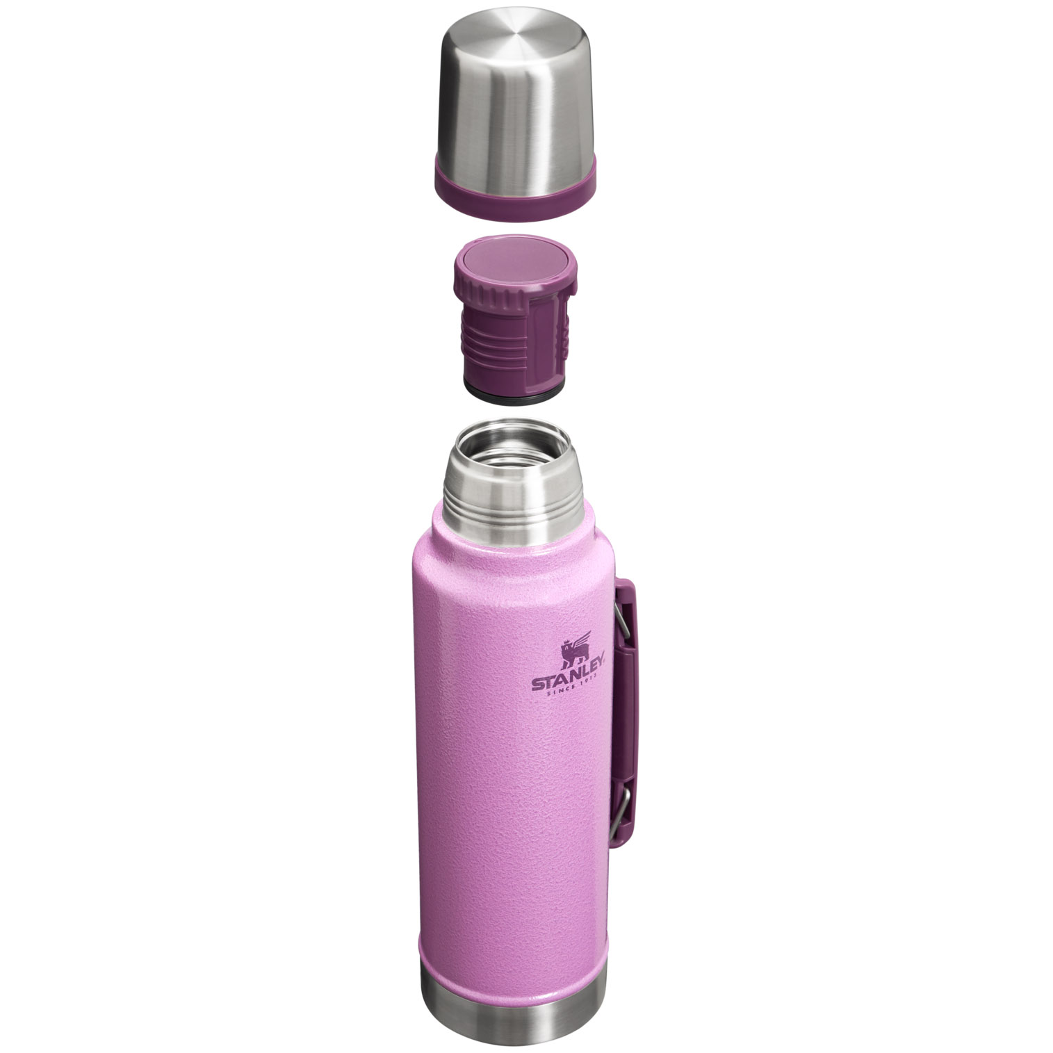 Stanley Classic Legendary Vacuum Insulated Bottle | 1.5 QT Hammertone Lilac | HM2795143