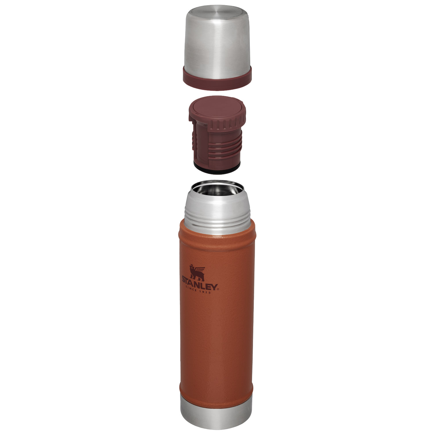 Stanley Classic Legendary Vacuum Insulated Water Bottle | 20 oz Hammertone Clay | TM8405672