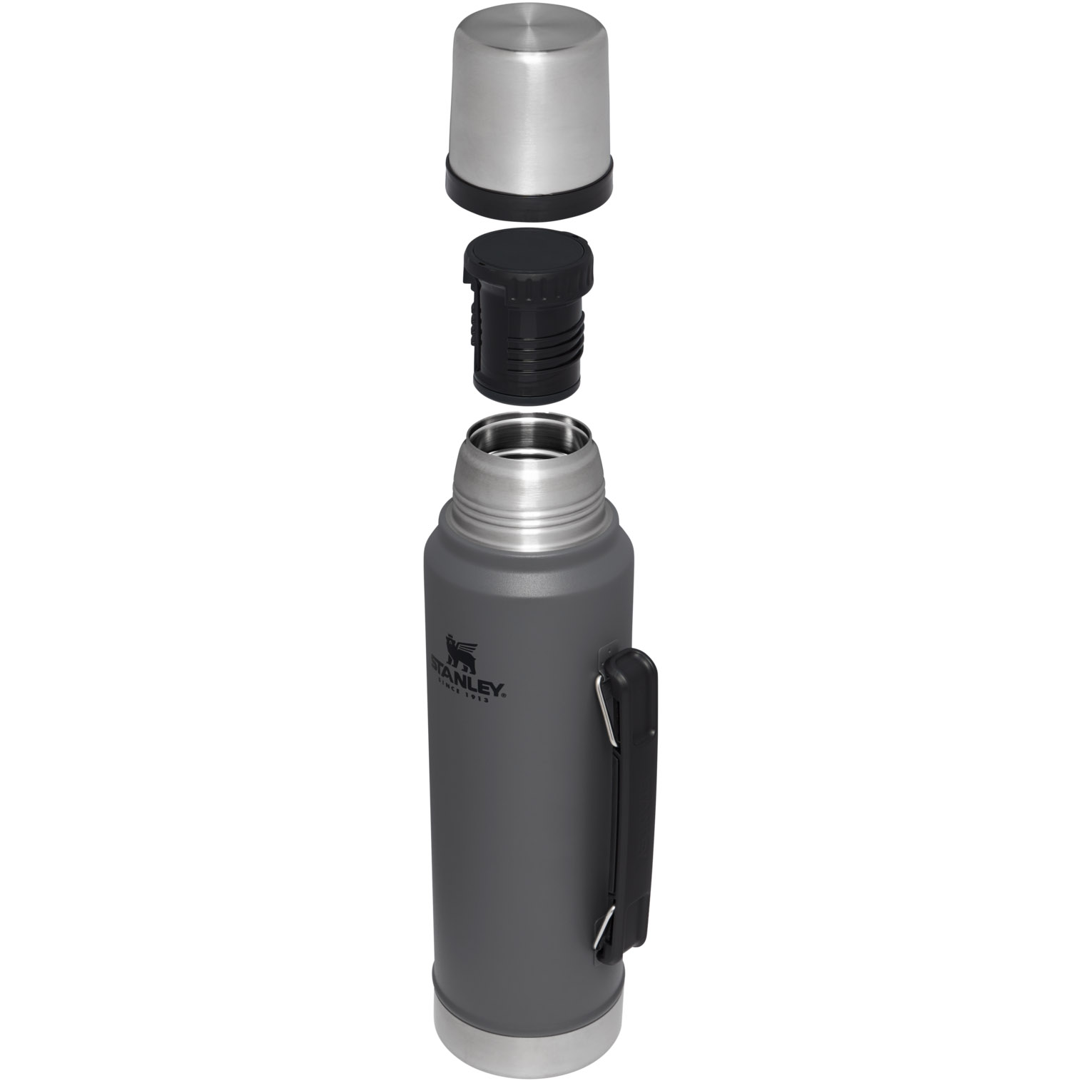 Stanley Classic Legendary Vacuum Insulated Bottle | 1.5 QT Charcoal | TX8403267