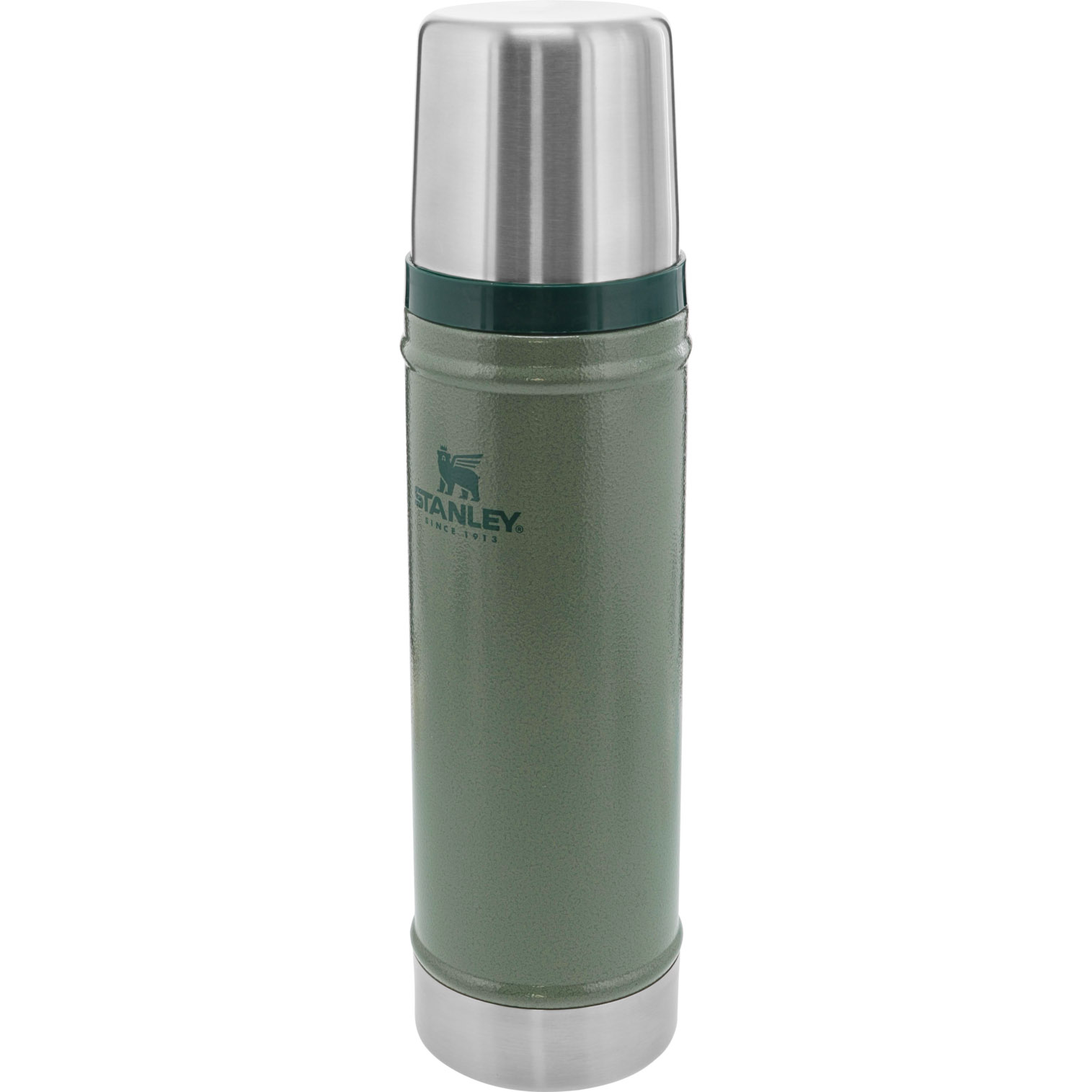 Stanley Classic Legendary Vacuum Insulated Water Bottle | 20 oz Hammertone Green | OR1625874