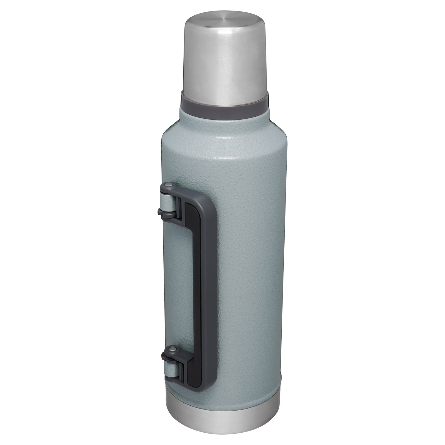 Stanley Classic Legendary Vacuum Insulated Bottle | 2 QT Hammertone Silver | HT2715406