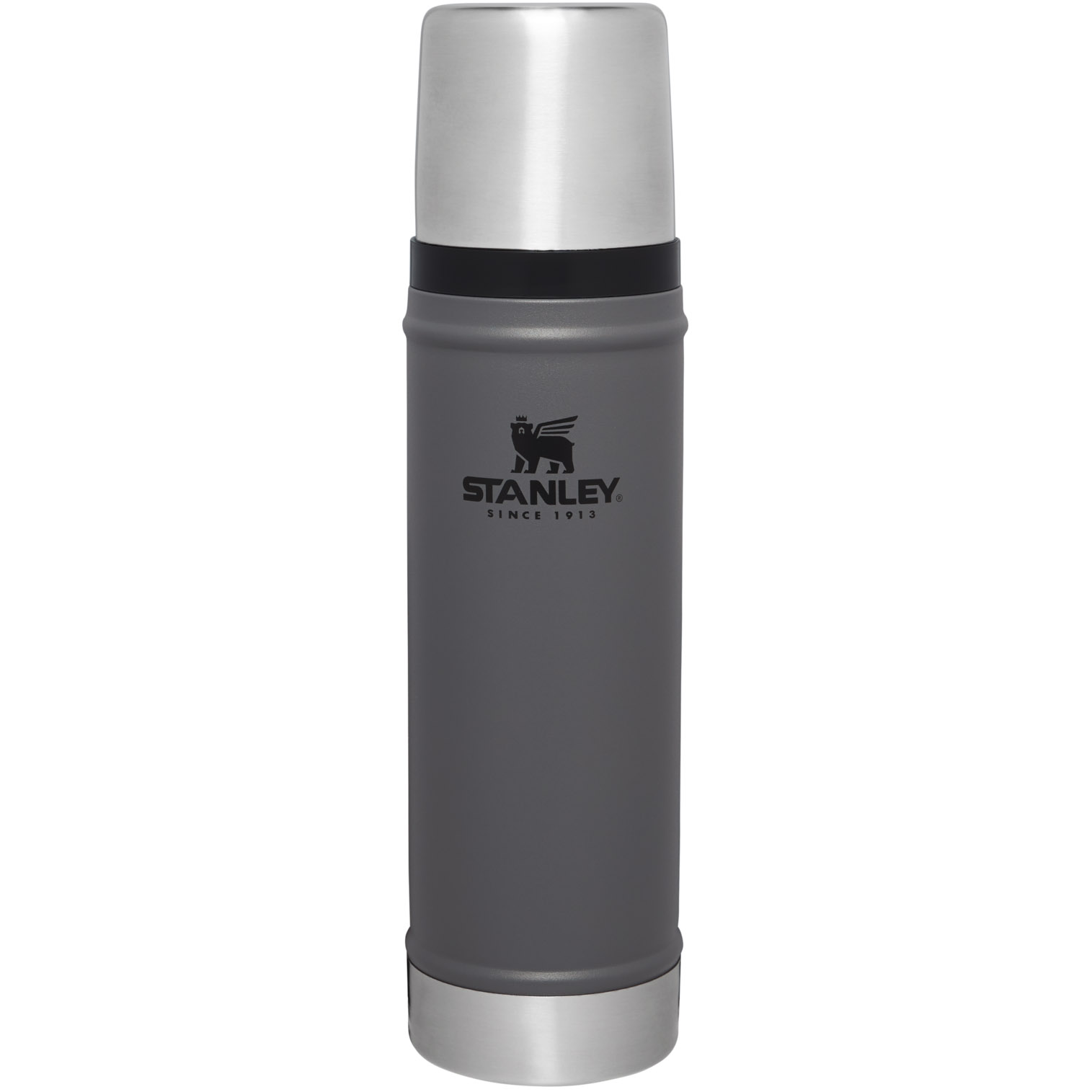 Stanley Classic Legendary Vacuum Insulated Water Bottle | 20 oz Charcoal | NP3768105