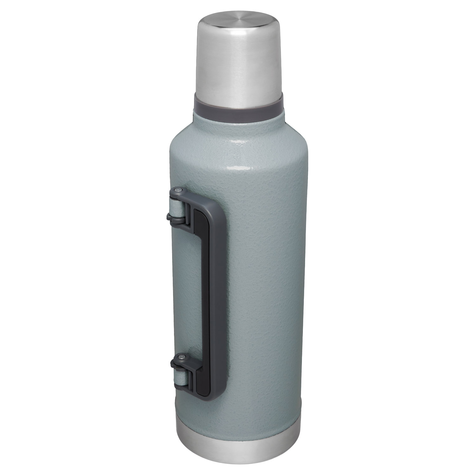 Stanley Classic Legendary Vacuum Insulated Bottle | 2.5 QT Hammertone Silver | TV4159627