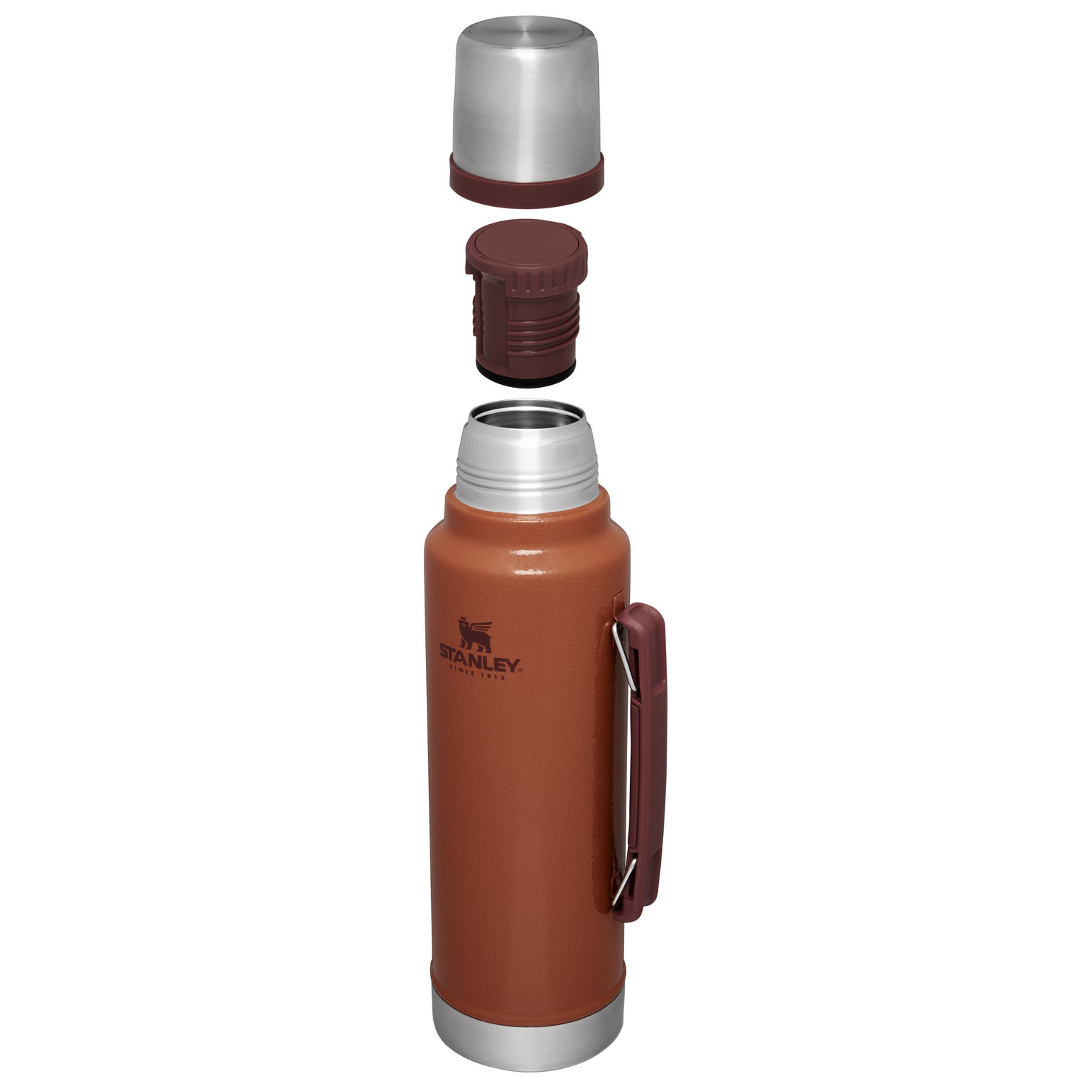 Stanley Classic Legendary Vacuum Insulated Bottle | 1.5 QT Hammertone Clay | HW8024617