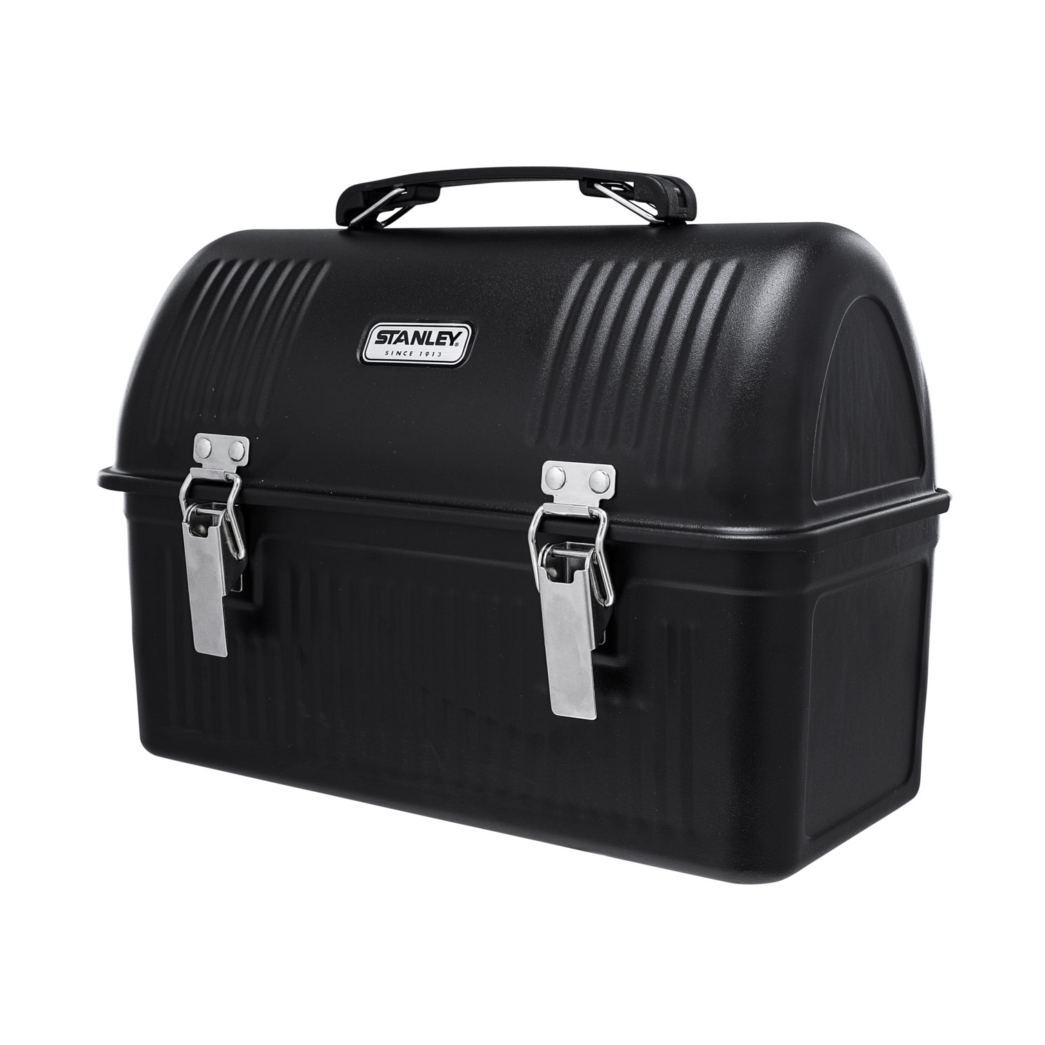 Stanley Classic Metal Lunch Box | 10 oz | Stainless Steel Matte Black | BG4326859