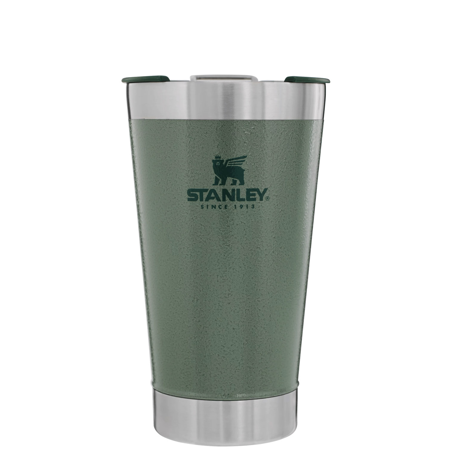 Stanley Classic Stay Chill Insulated Beer Pint | 16oz Tumbler Hammertone Green | HT7430156