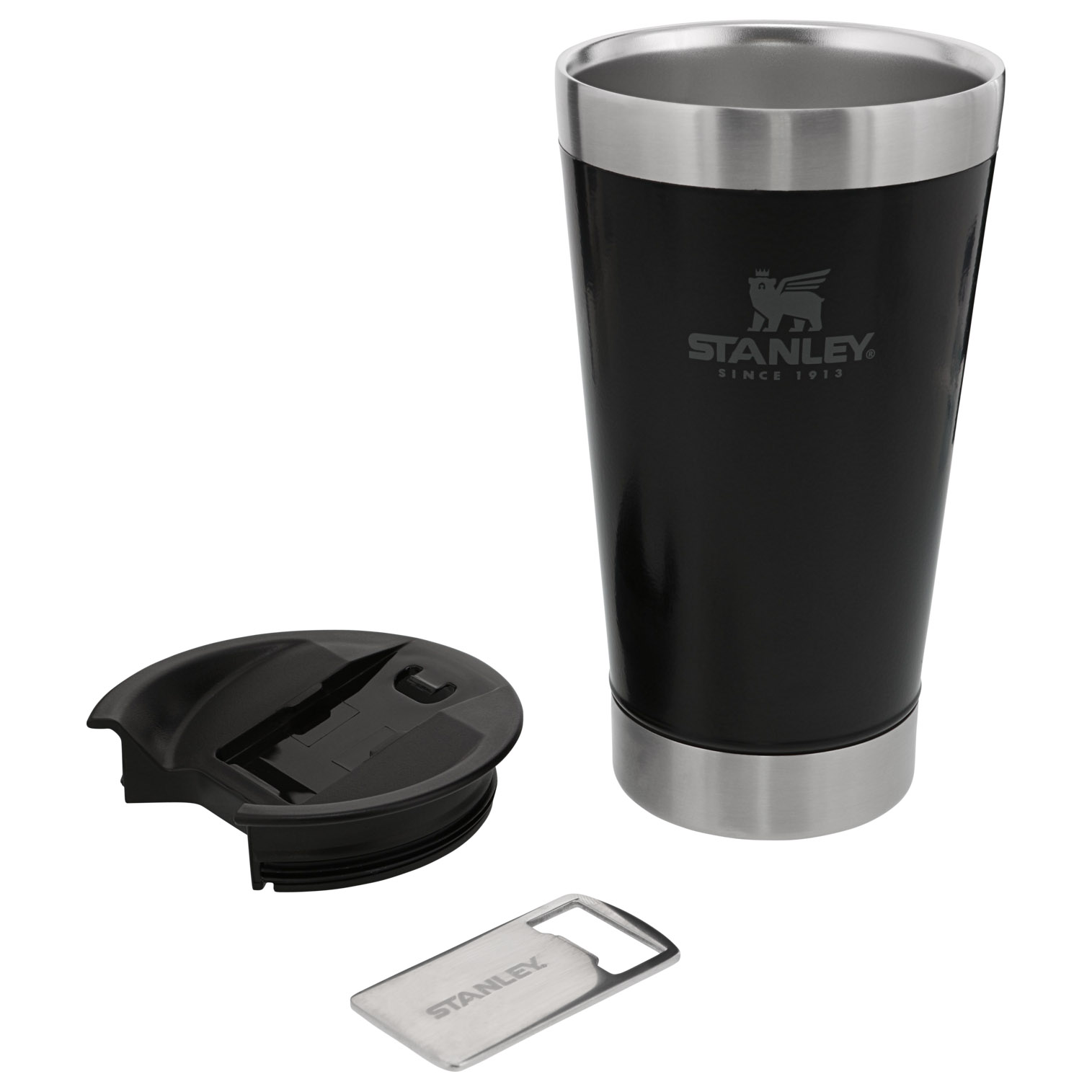 Stanley Classic Stay Chill Insulated Beer Pint | 16oz Tumbler Matte Black | YU1963047