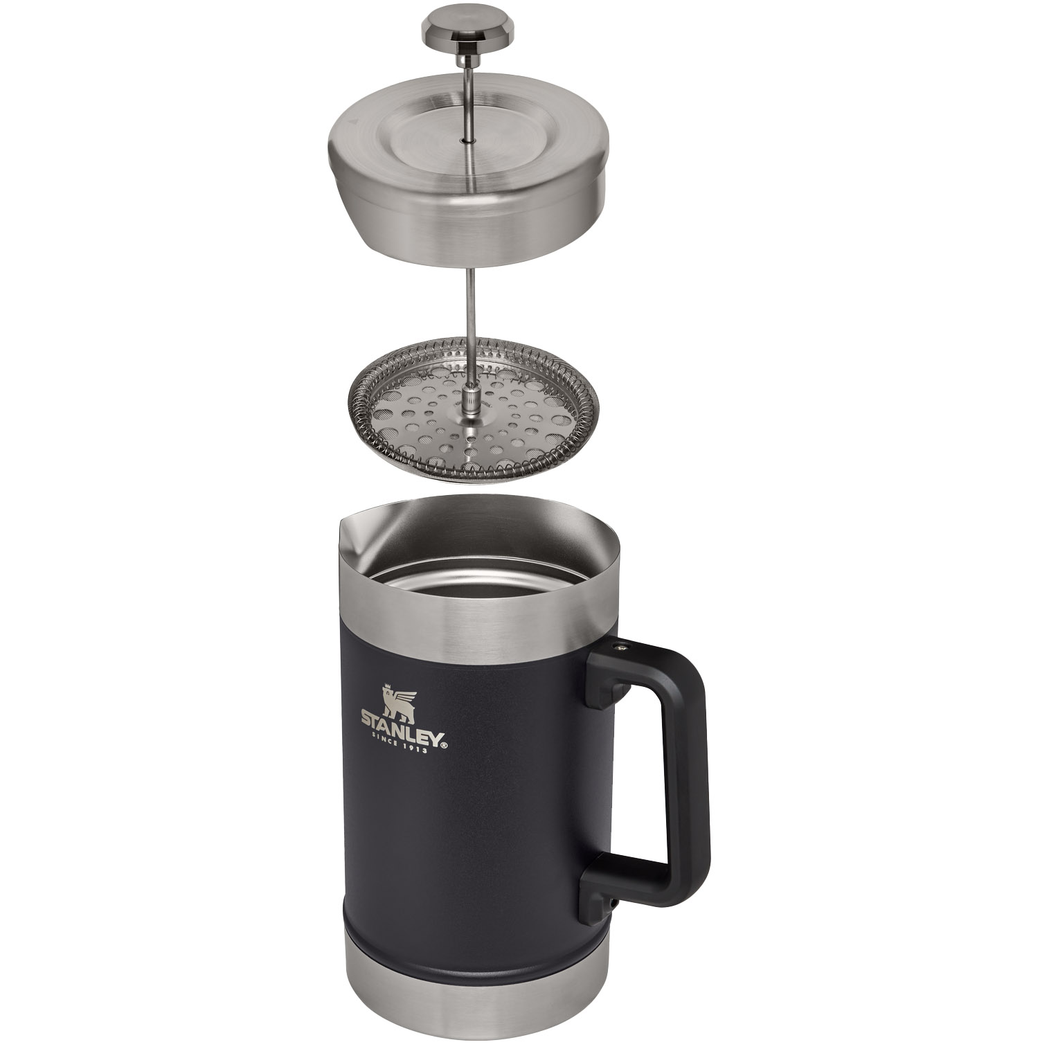 Stanley Classic Stay Hot French Coffee Press | 48oz Matte Black | DG6472583