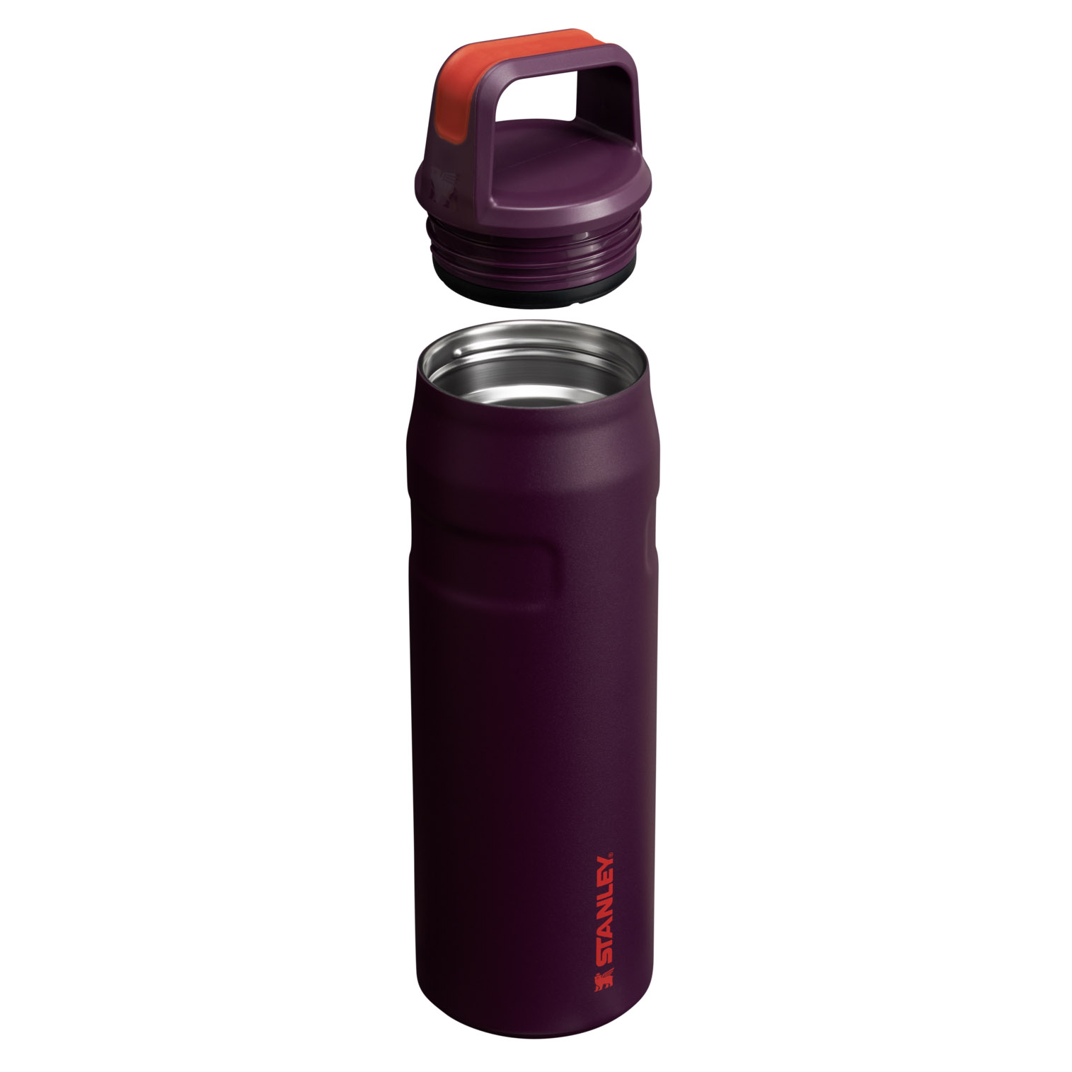 Stanley IceFlow™ Bottle with Cap and Carry+ Lid | 24 OZ Plum | MC5072396