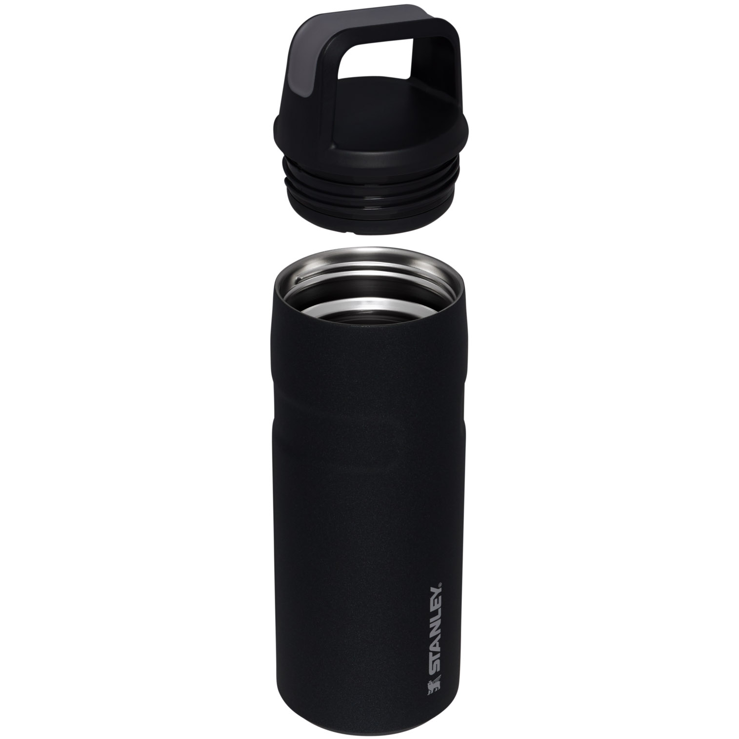 Stanley IceFlow™ Bottle with Cap and Carry+ Lid | 16 OZ Black Glimmer | OW1874053