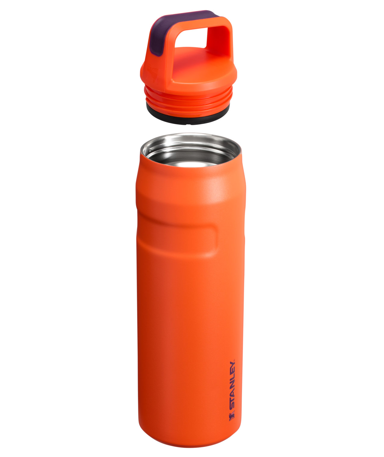 Stanley IceFlow™ Bottle with Cap and Carry+ Lid | 24 OZ Tigerlily Plum | HC4695280