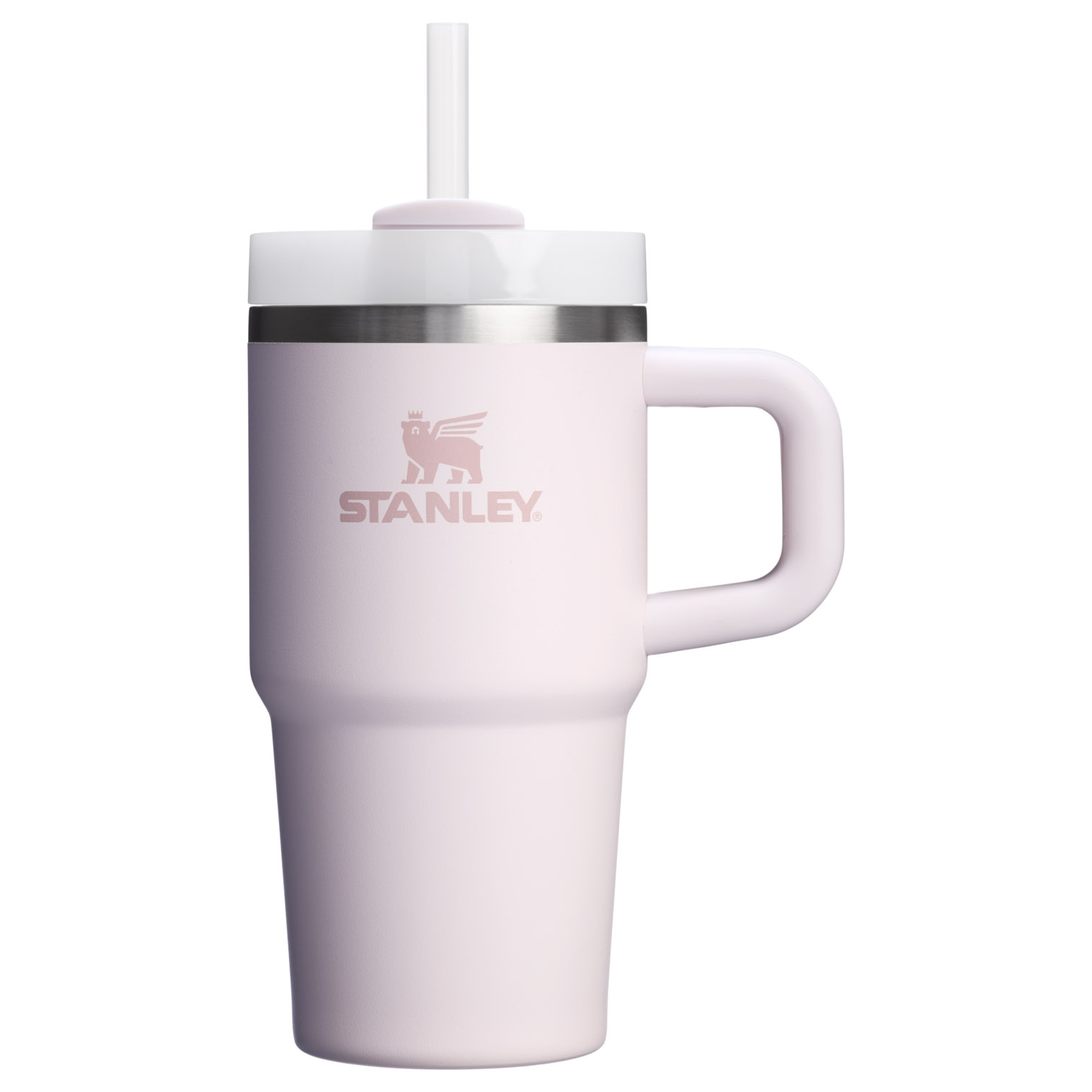 Stanley Quencher H2.0 Travel Tumbler With Handle & Straw | 20 OZ Rose Quartz 2.0 | AK2506789