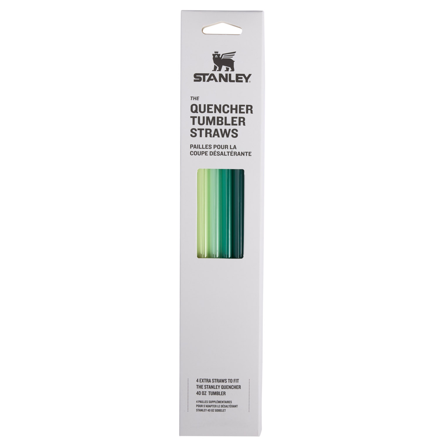 Stanley Replacement Straw 4 Pack | 40 OZ Quencher Tumbler Green | NJ2437901