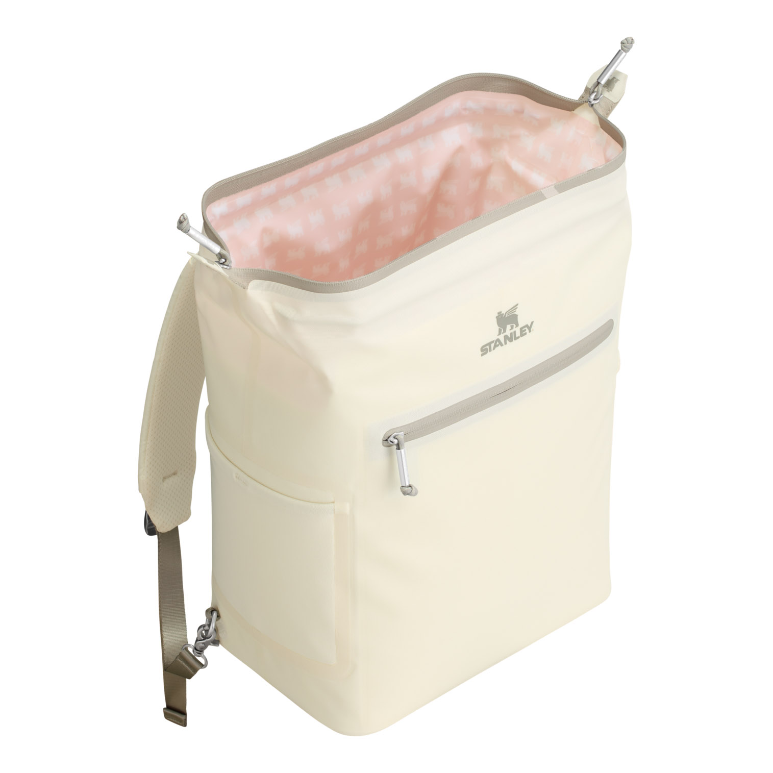 Stanley The All Day Madeleine Midi Cooler Backpack | 20 Can | 14.8 QT | 14.0 L Cream | GF9532046