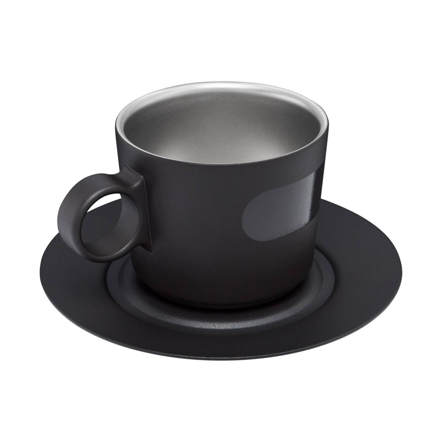 Stanley The DayBreak Cappuccino Cup & Stillness Saucer | 6.5 OZ Foundry Black | LE8093576