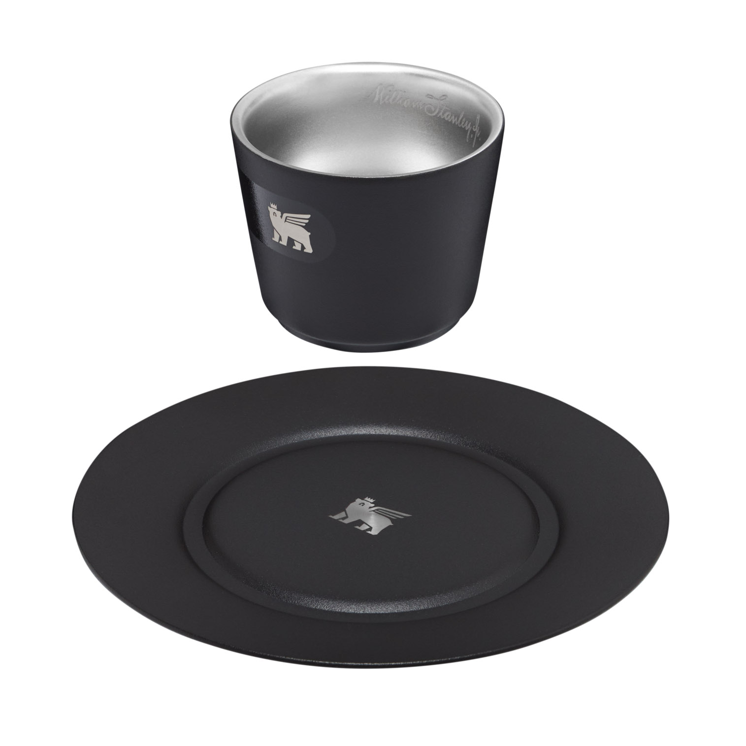 Stanley The DayBreak Demitasse Cup & Saucer | 2.2 OZ Espresso Cup Foundry Black | XB1734605