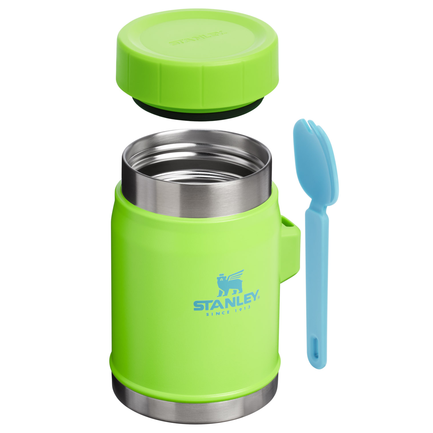 Stanley The Heat Wave Classic Legendary Food Jar + Spork | 14 OZ Bright Lime | ZO9451036