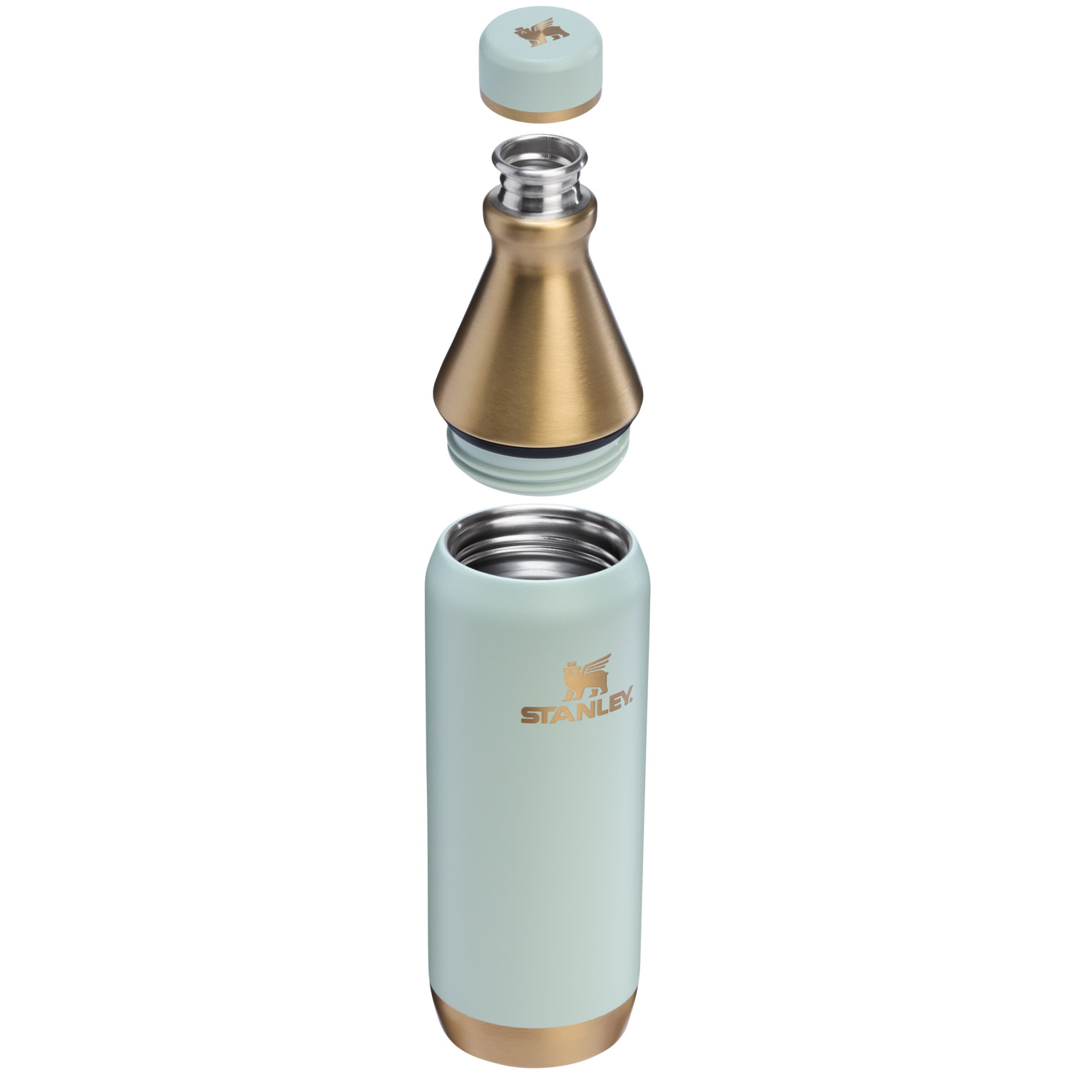 Stanley The Holiday All Day Slim Bottle | 20 OZ Gilded Celadon | XW9670821