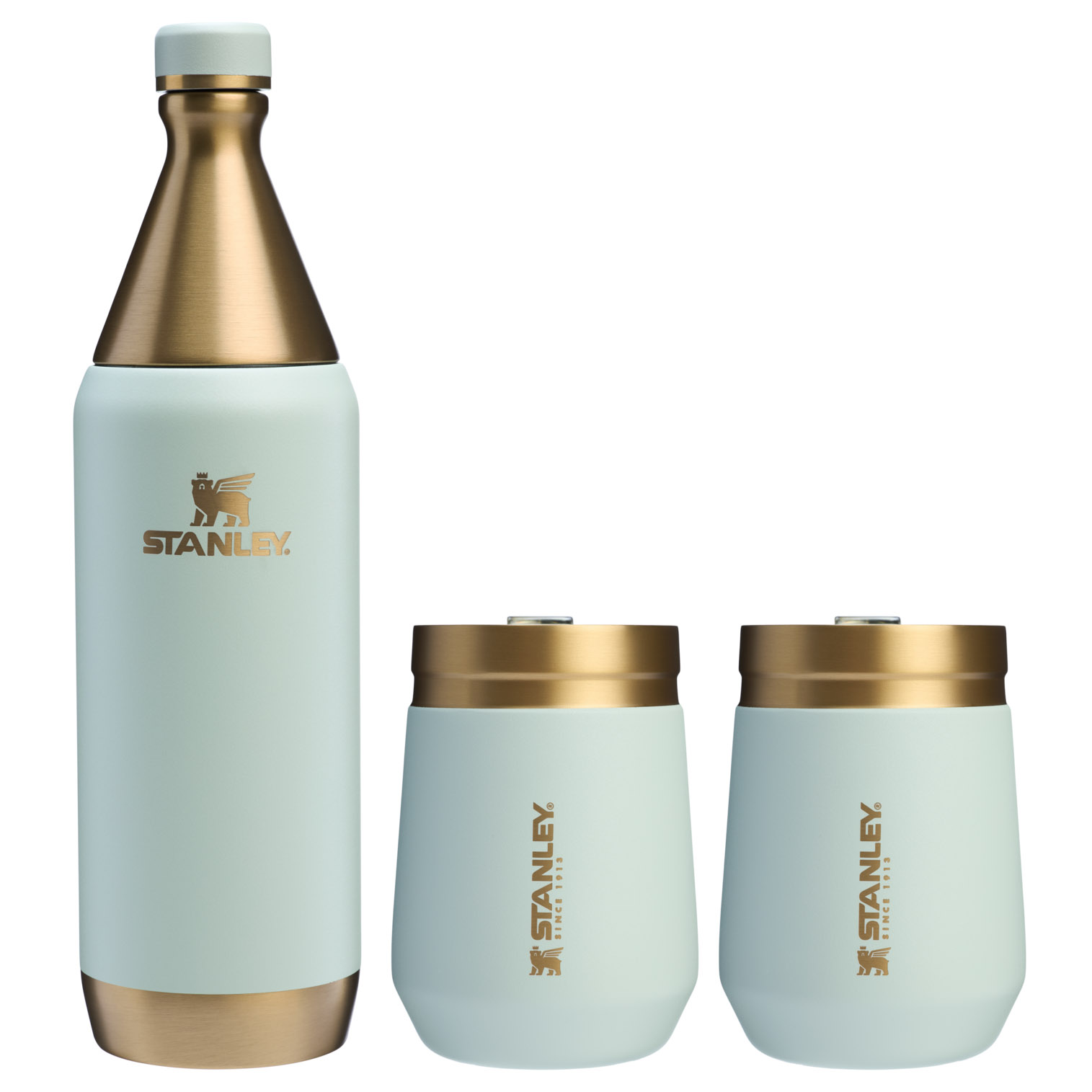 Stanley The Holiday All Day Wine Set | 34 OZ & 10 OZ Gilded Celadon | MU8359671