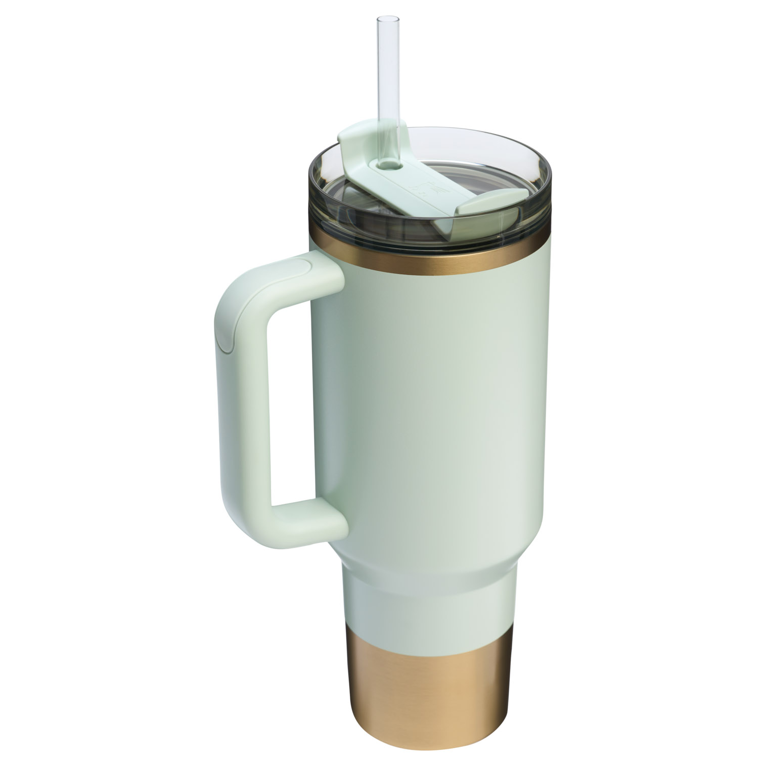 Stanley The Holiday Quencher H2.0 FlowState™ Tumbler | 40 OZ Gilded Celadon | YH9451628