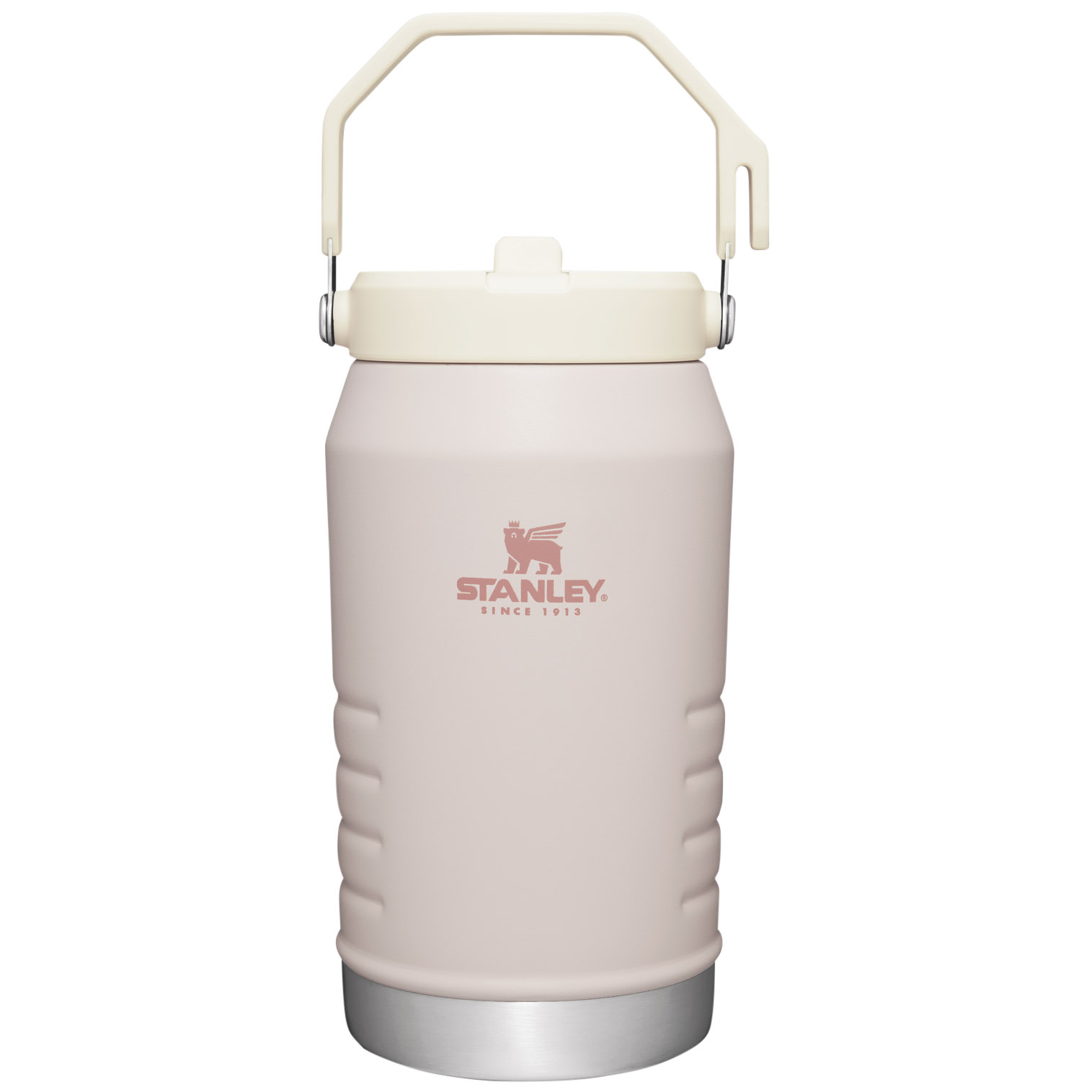 Stanley The IceFlow Flip Straw Jug | 64 OZ | Insulated Water Jug Rose Quartz | SU0758349