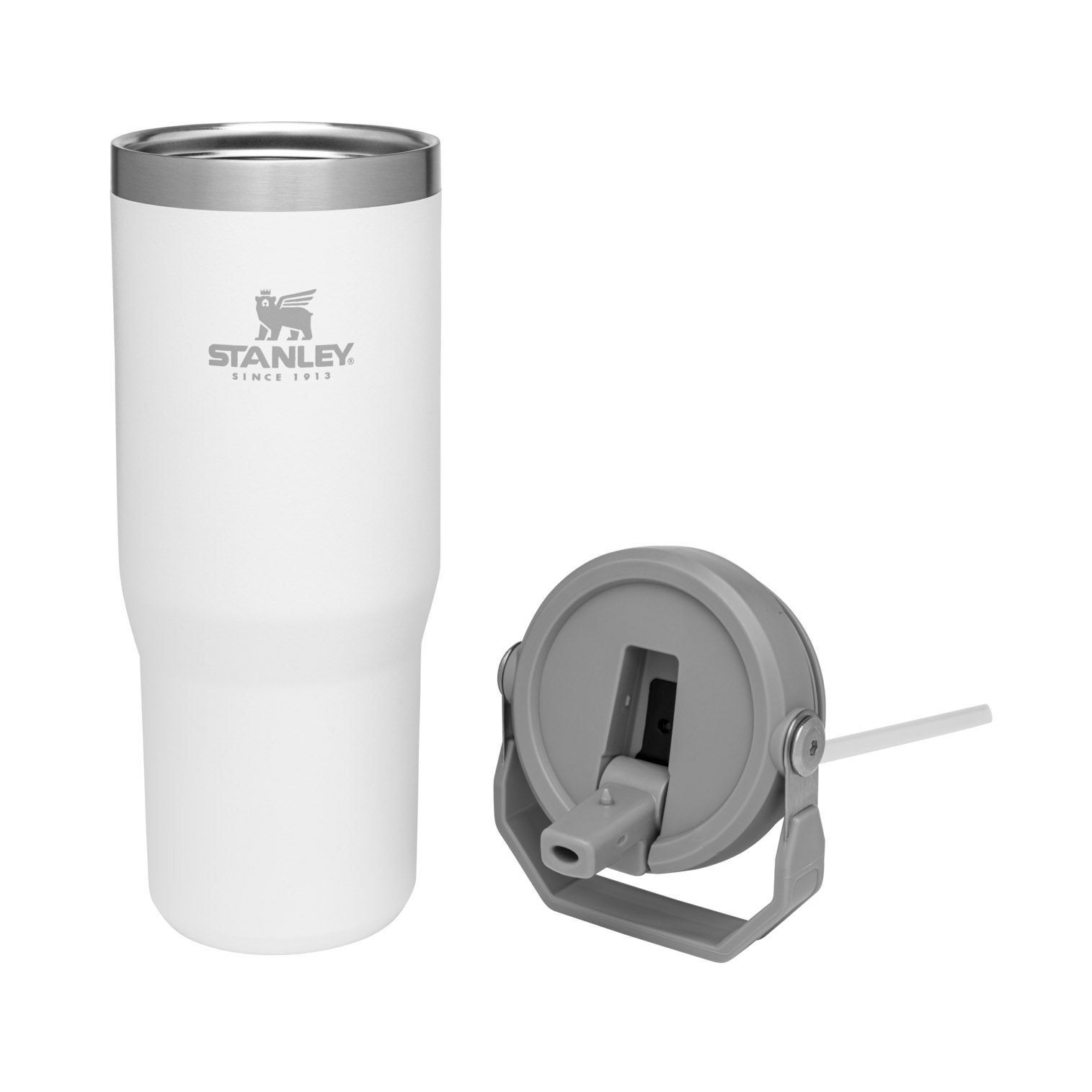 Stanley The IceFlow Flip Straw Tumbler | 30 OZ | Insulated Water Polar | GV1658390