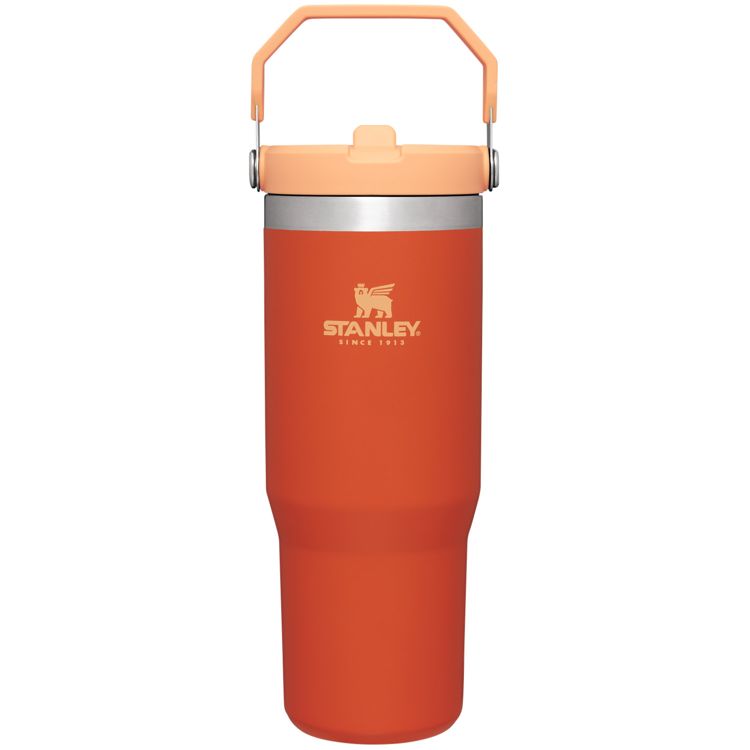 Stanley The IceFlow Flip Straw Tumbler | 30 OZ | Insulated Water Tigerlily | CL2754613