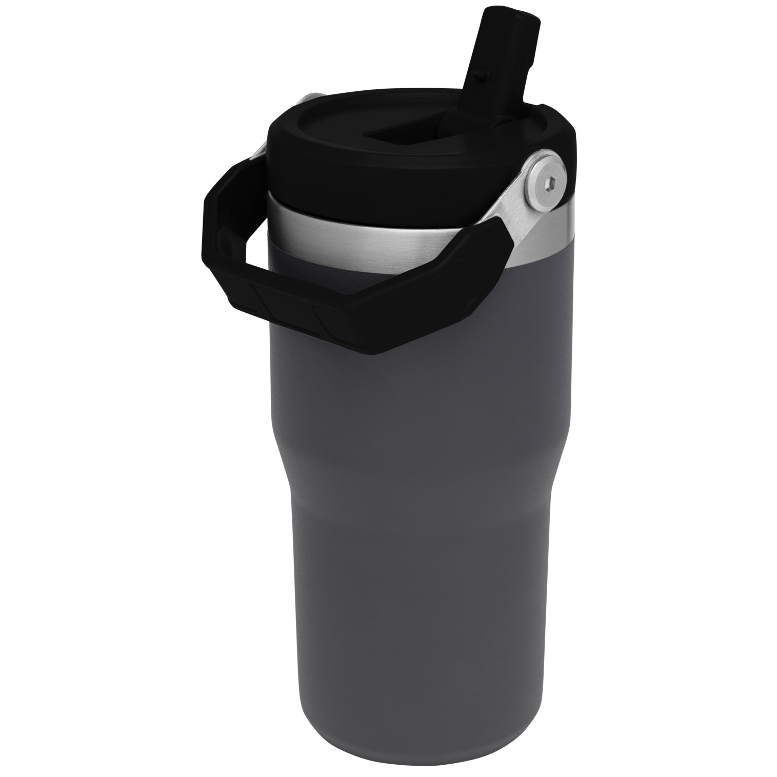 Stanley The IceFlow Flip Straw Tumbler | 20 OZ | Insulated Water Bottle Charcoal | QS2945168