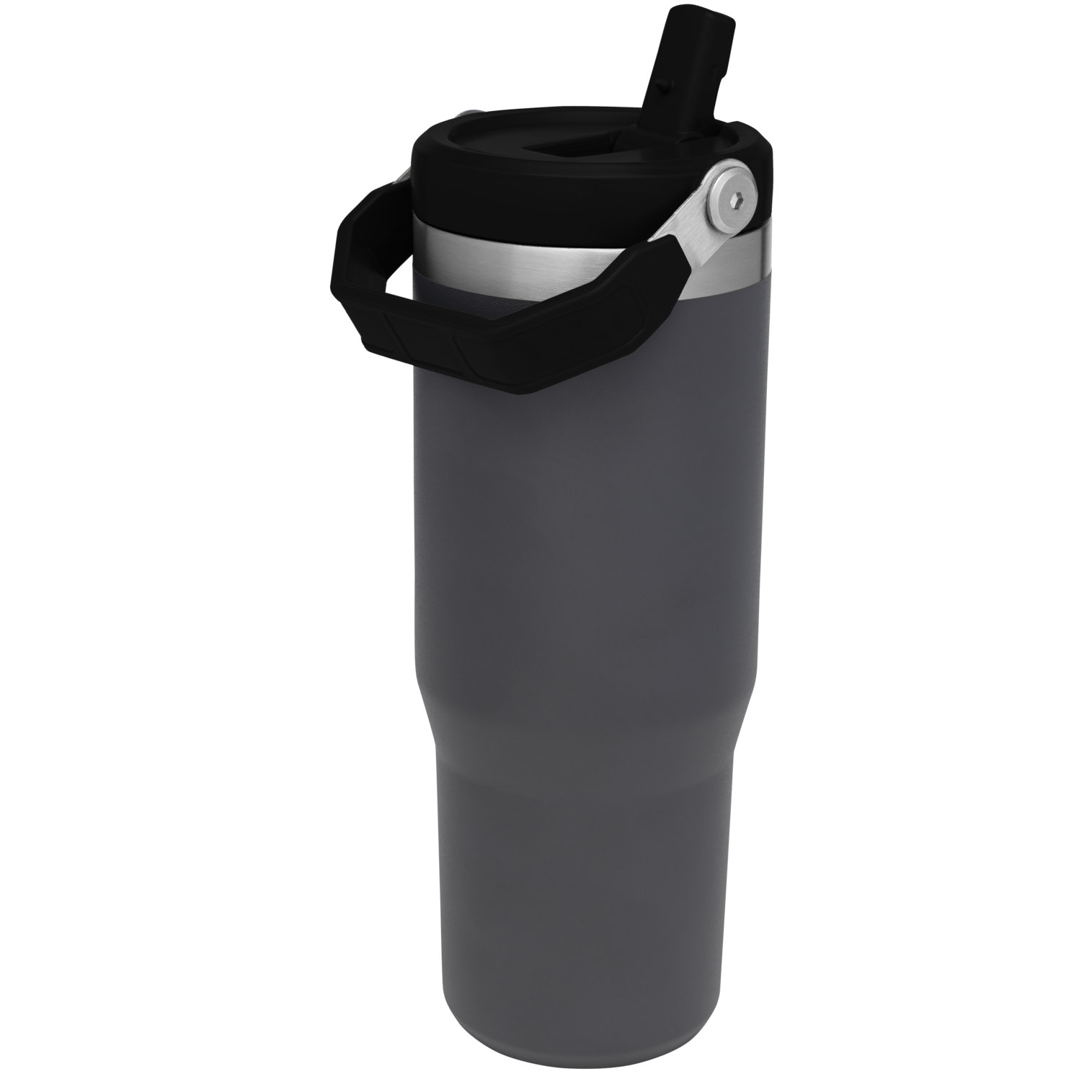 Stanley The IceFlow Flip Straw Tumbler | 30 OZ | Insulated Water Charcoal | BF4286751