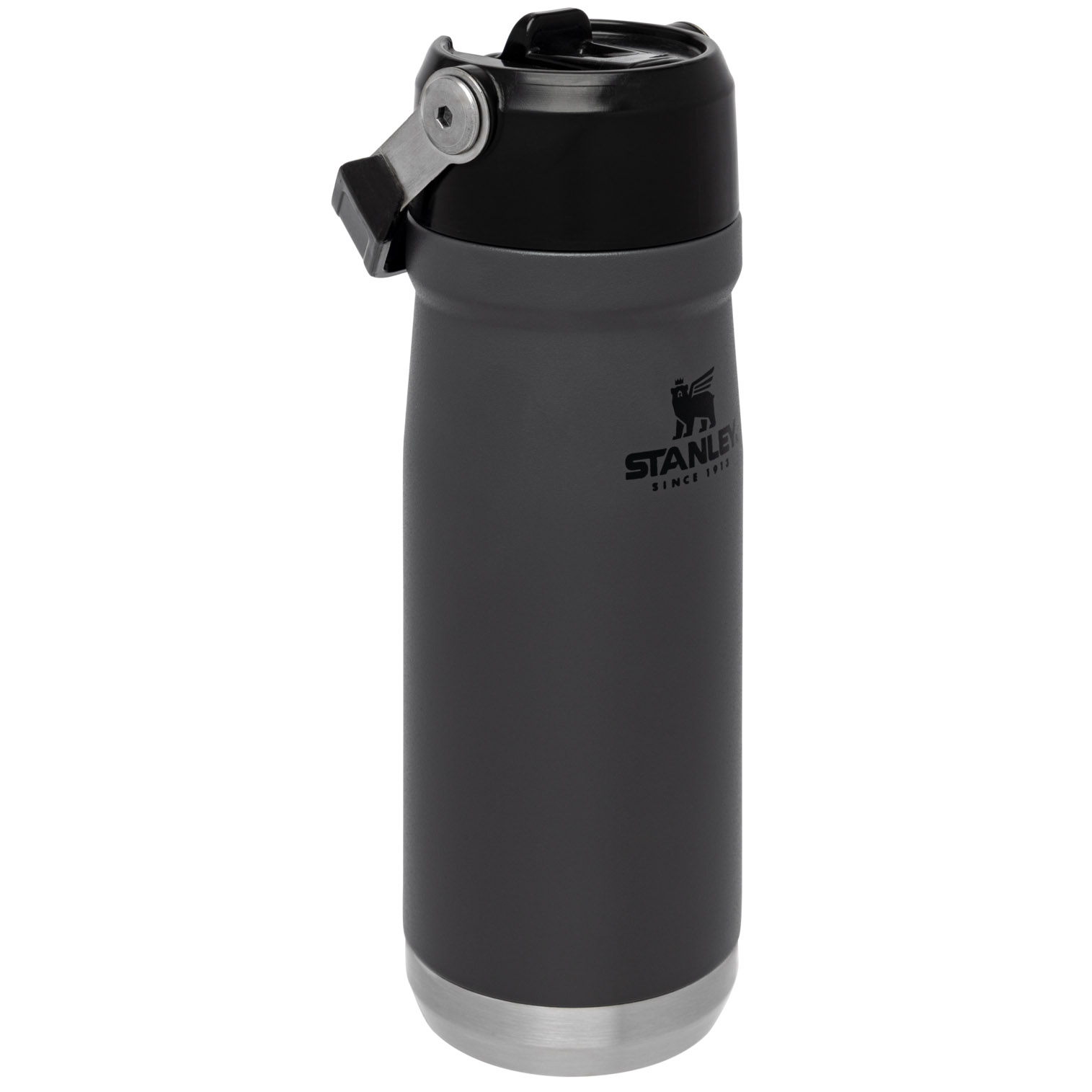 Stanley The IceFlow Flip Straw Water Bottle | 22 OZ | Insulated Bottle | Stanl Charcoal | JM6049873