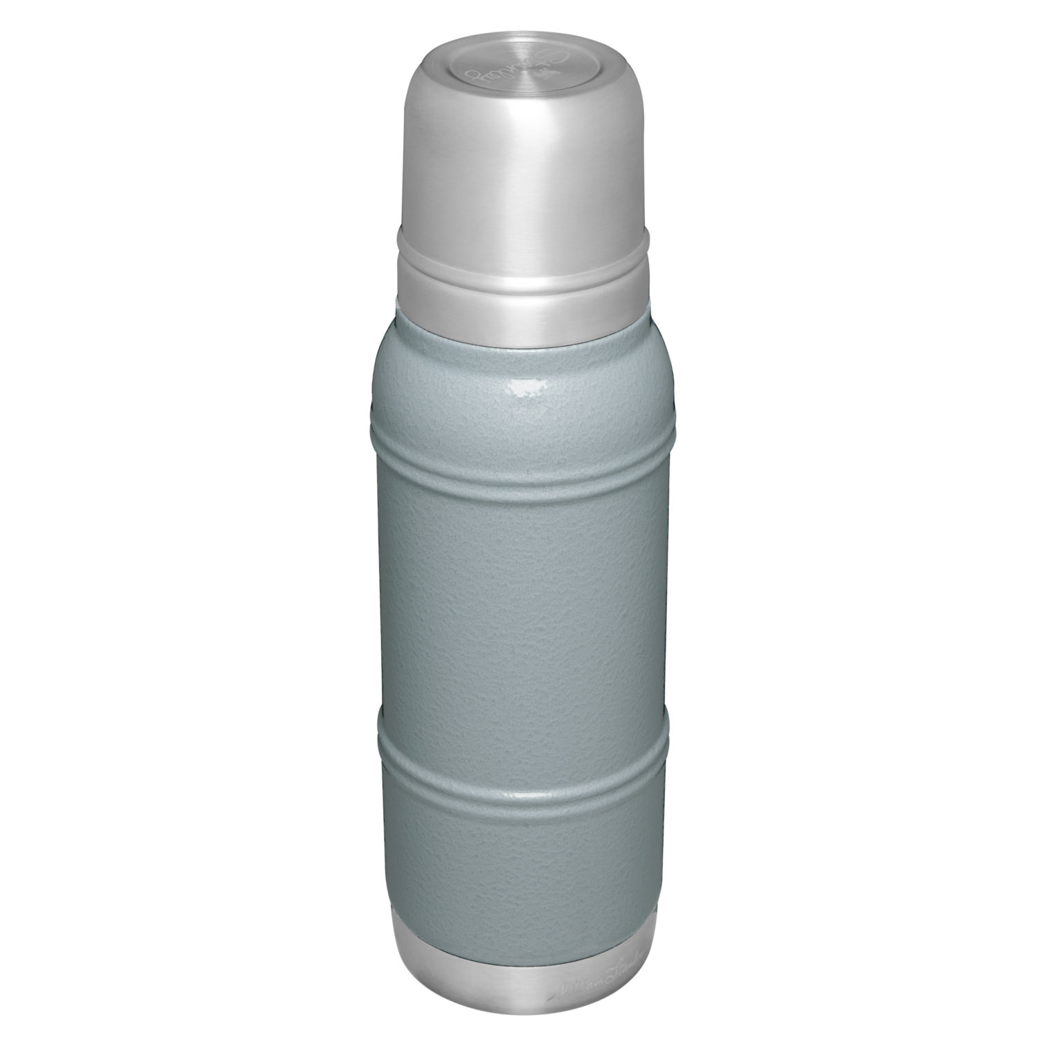 Stanley The Milestones Thermal Bottle | 1.1 QT | Vacuum Sealed, Double Wall 1960 Hammertone Silver | UH0832419