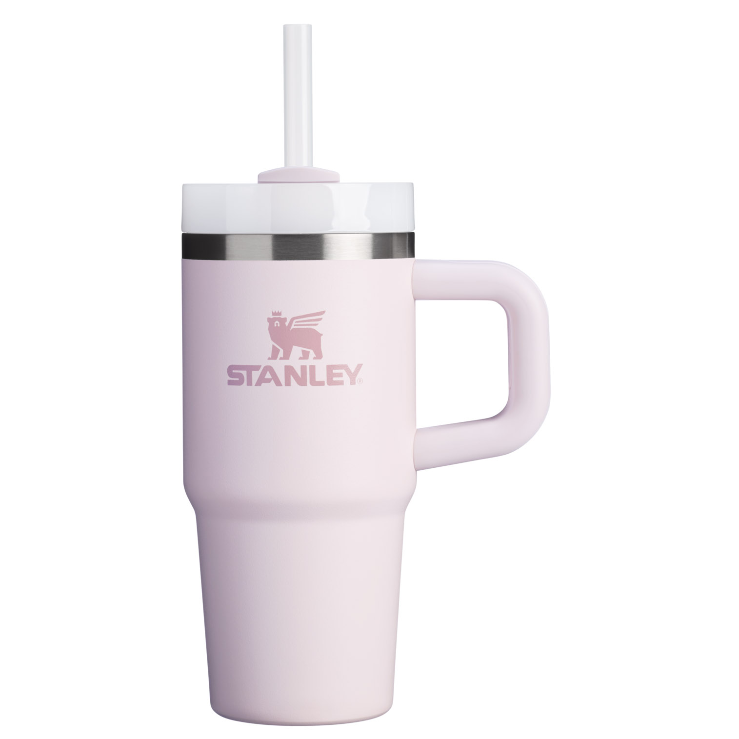 Stanley The Quencher H2.O FlowState™ Tumbler with Handle & Straw | 14 OZ Rose Quartz 2.0 | LR1634207