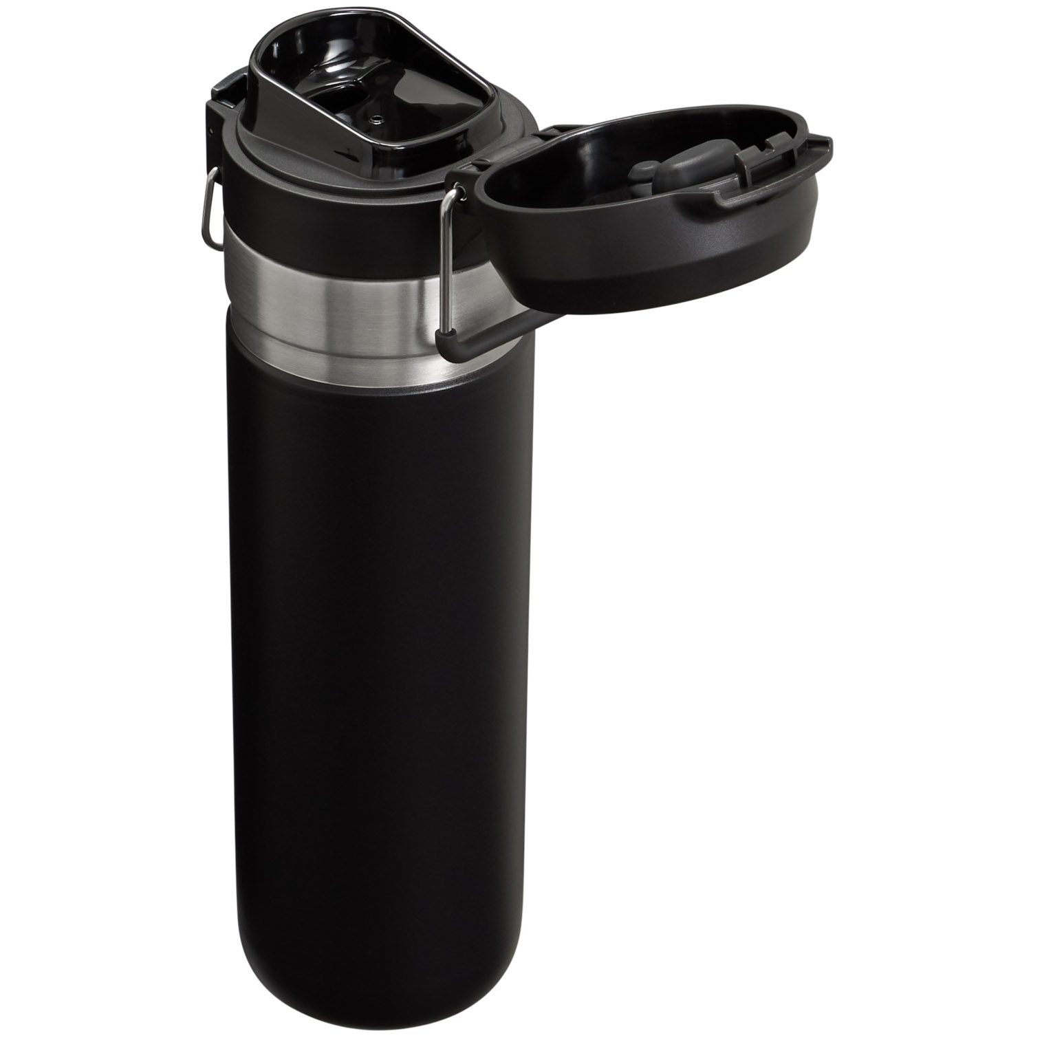 Stanley The Quick Flip Go Water Bottle | 24 OZ Black 2.0 | MQ8639024