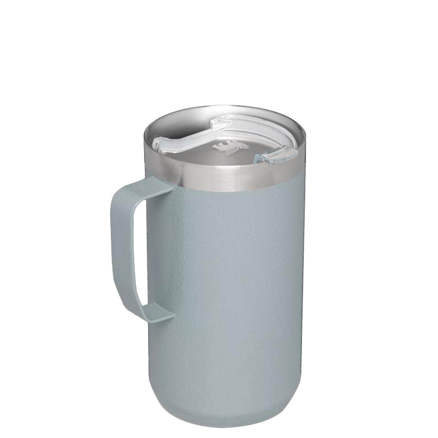 Stanley The Stay-Hot Camp Mug | 24 OZ Hammertone Silver | MT8705213