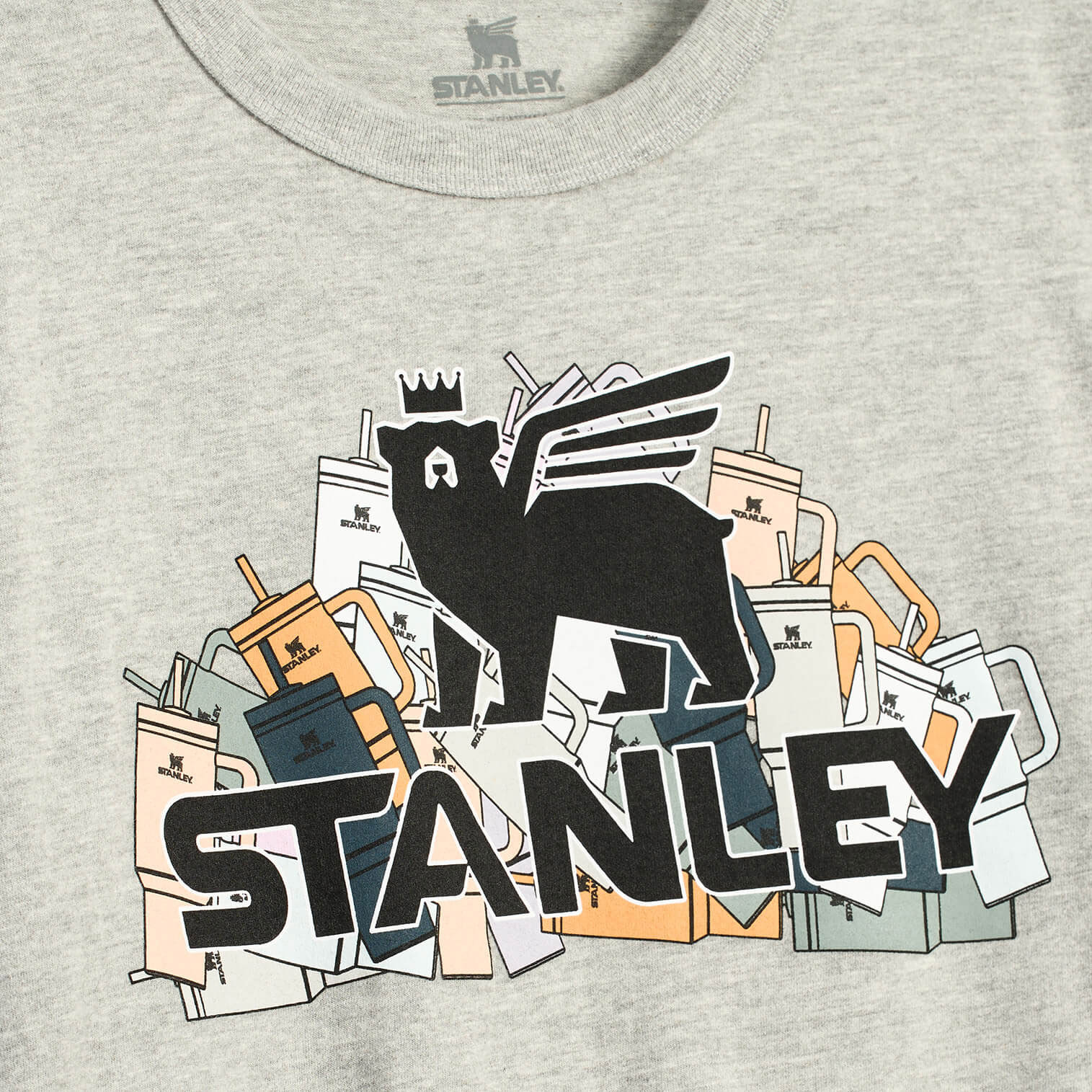 Stanley The Thirsty Women's Boxy Tee Grey Heather | GT6310758