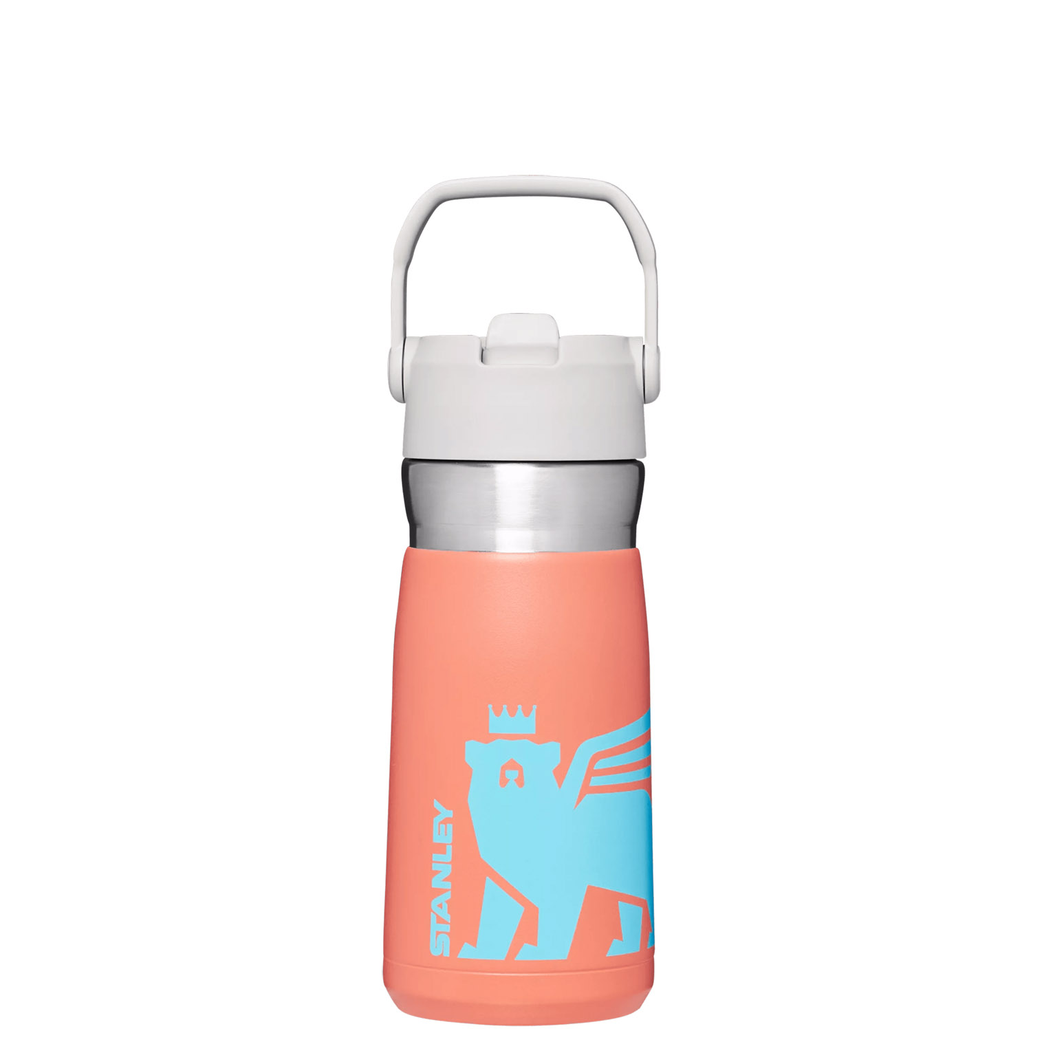 Stanley The Wild Imagination IceFlow Flip Straw Water Bottle | 17 OZ Grapefruit Cub | SX3891046