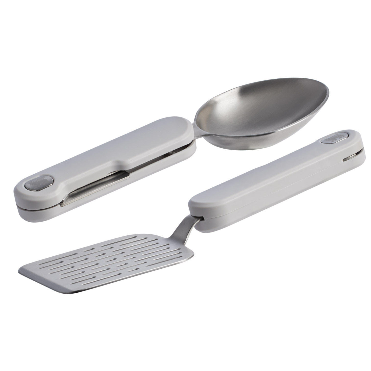 Stanley The Wildfare Pro Fold & Go Utensil Set | 2-piece set Pale Pebble | YH8036952