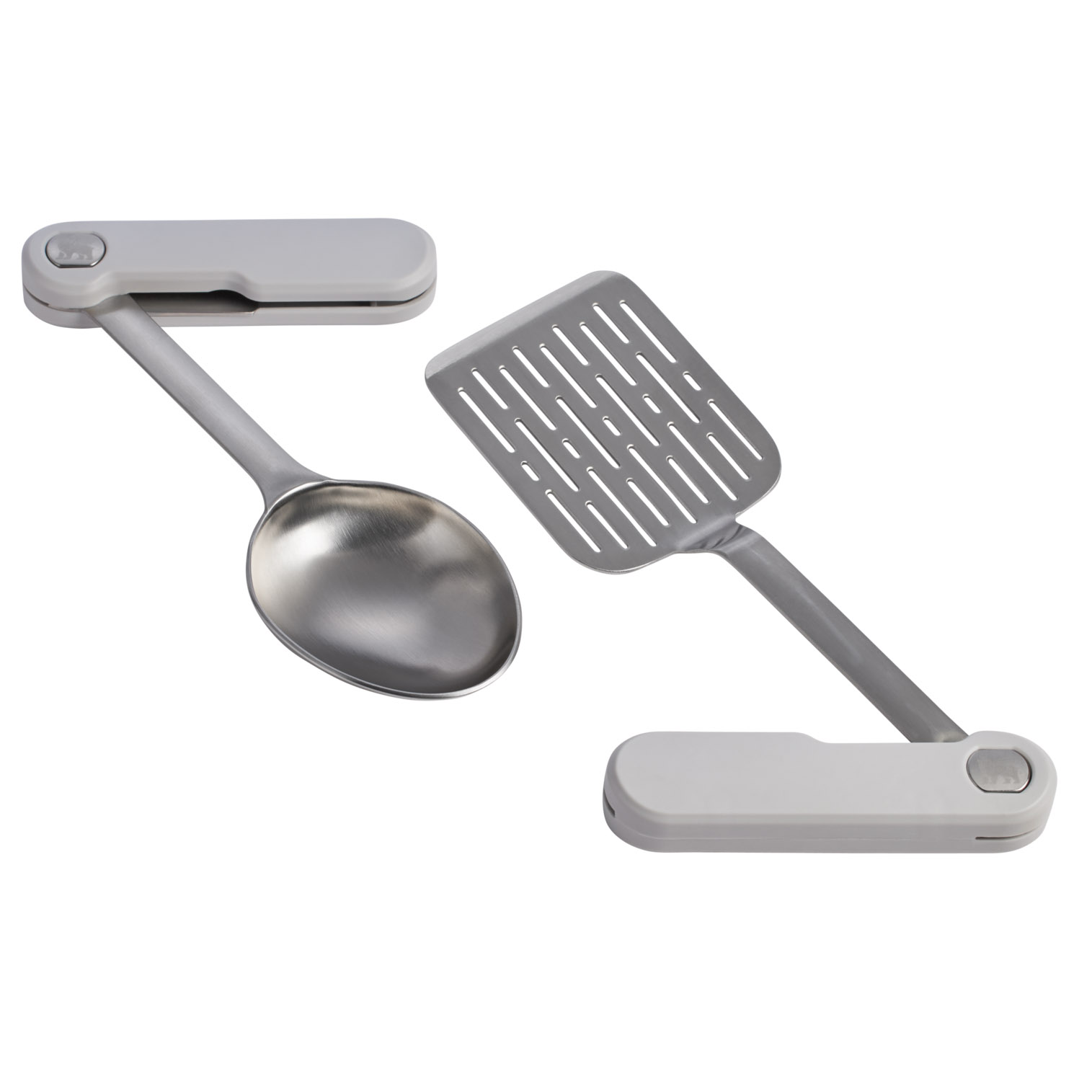 Stanley The Wildfare Pro Fold & Go Utensil Set | 2-piece set Pale Pebble | YH8036952